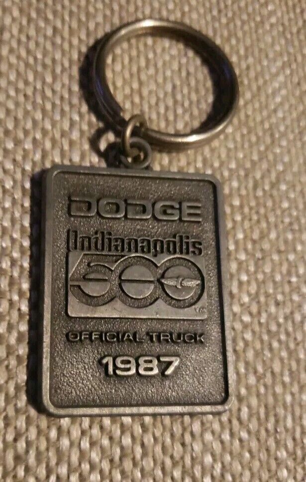 Vintage Dodge Ram Tough Indianapolis 500 official Truck Key Fob Fast SHIPPING 
