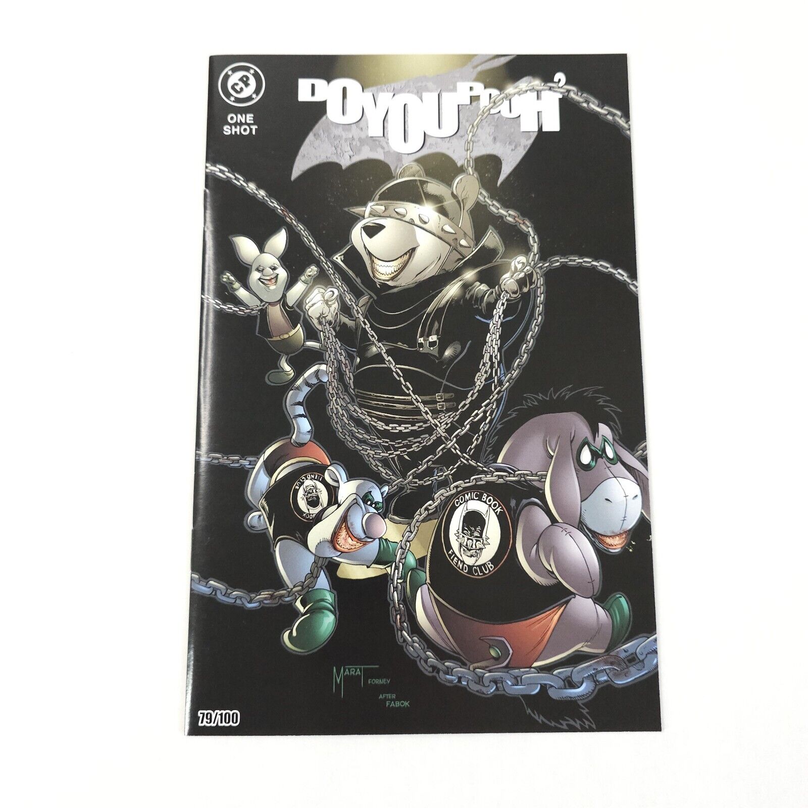 Do You Pooh Comic Book Fiend Club Batman Who Laughs Swipe Cover NM+ 9.6 Rare