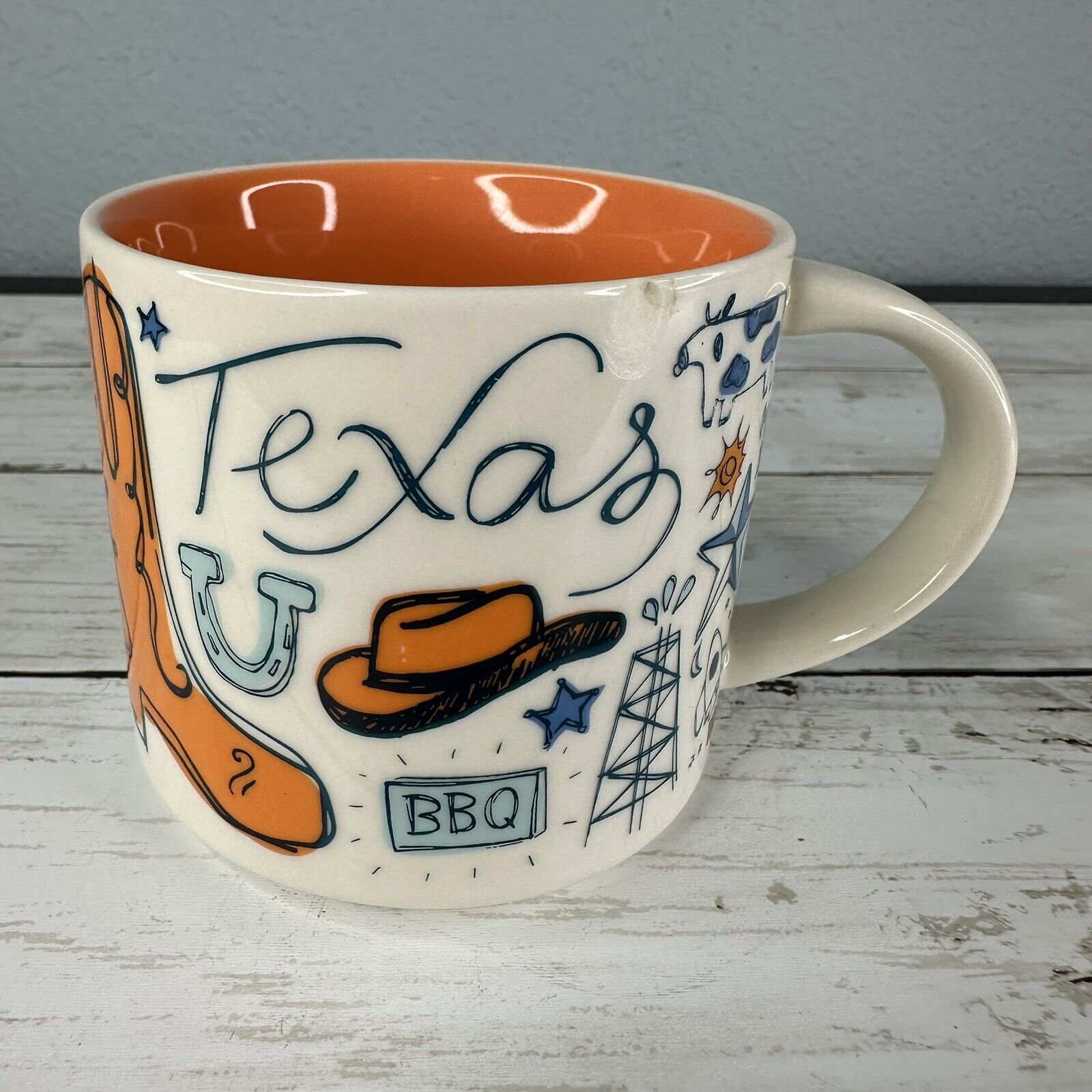 Starbucks Texas The Lone Star State Coffee Mug Been There Series