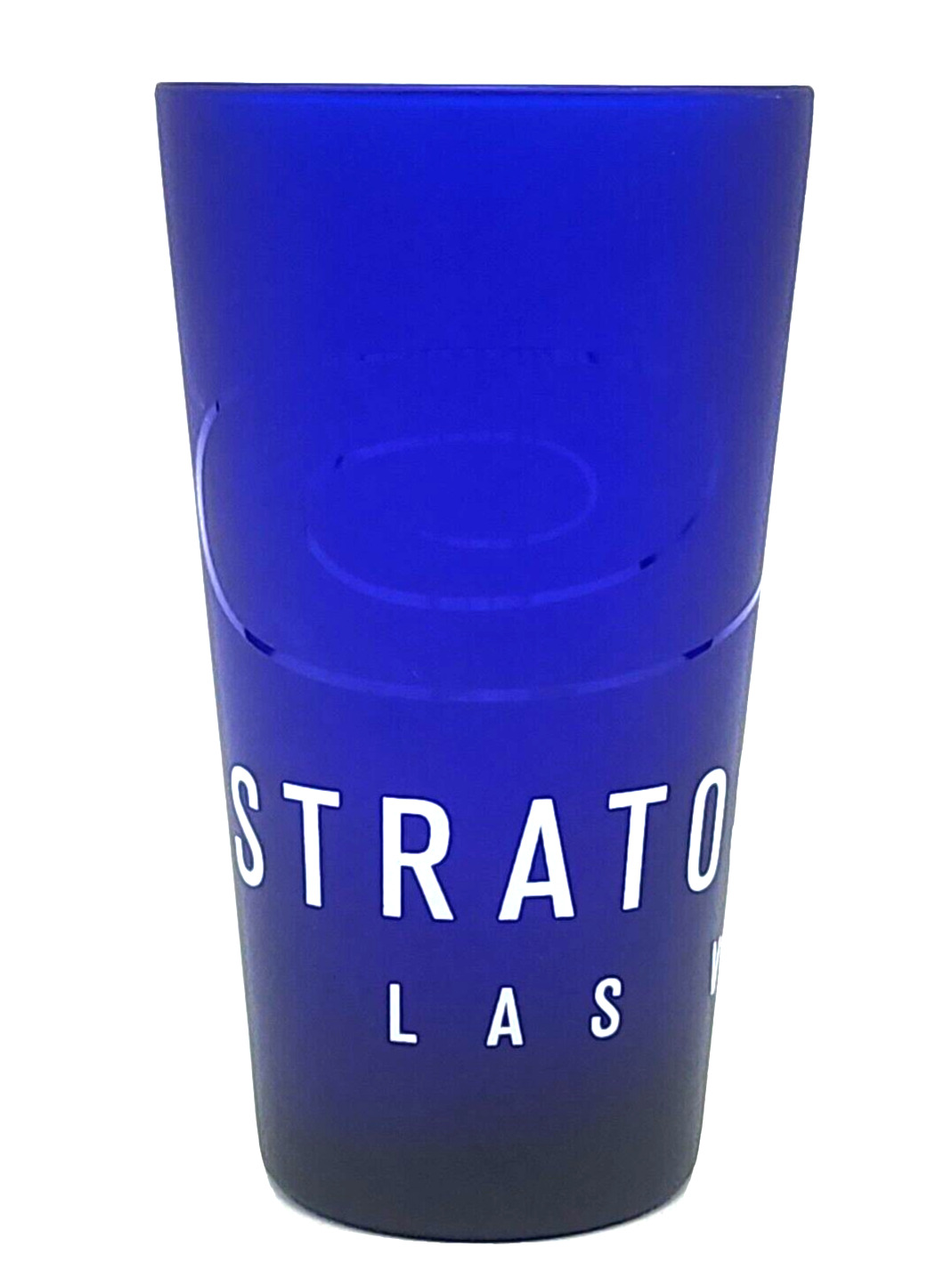 VGUC Stratosphere Hotel Casino Las Vegas Blue Drinking Glass