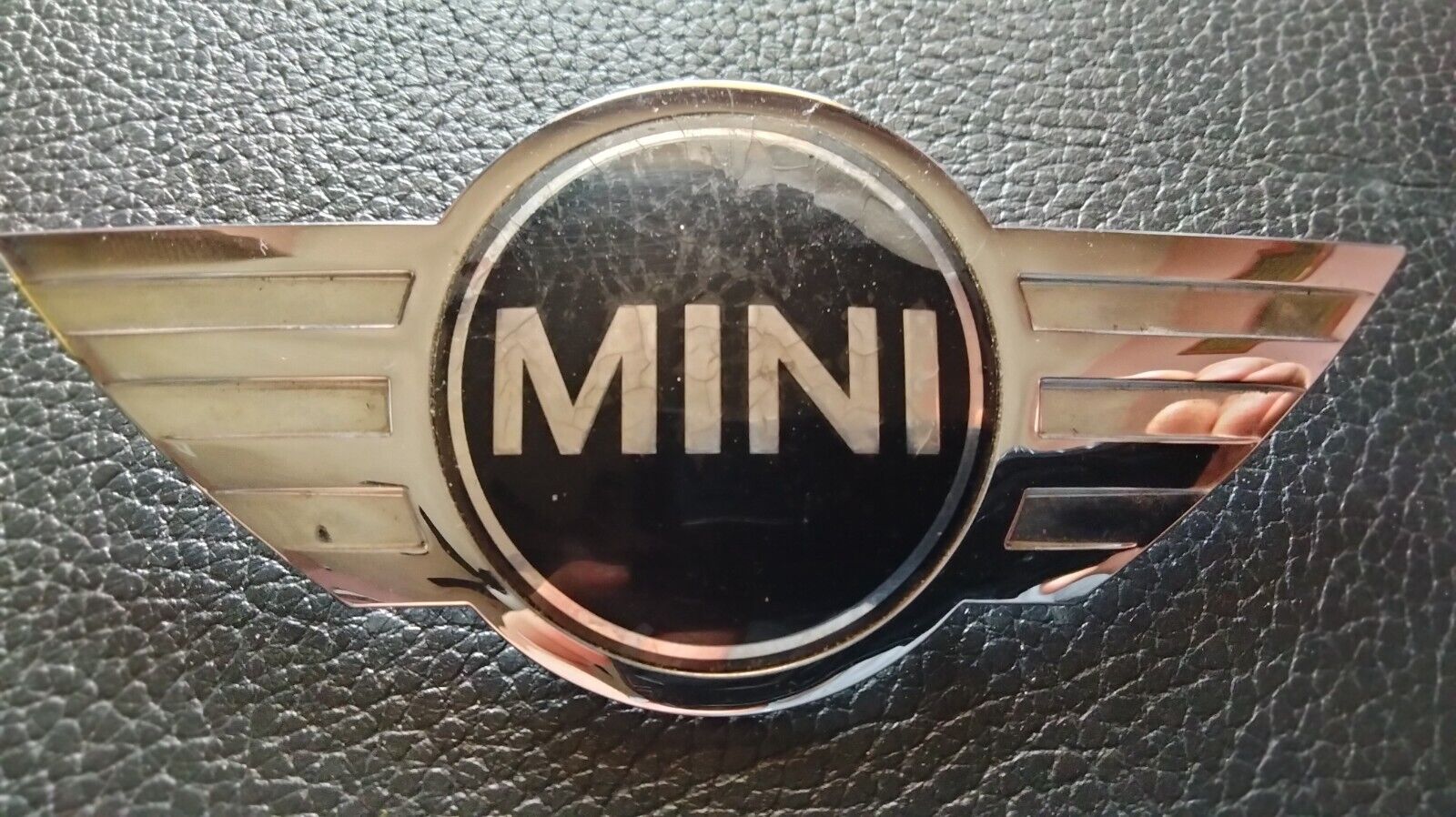 E07-  MINI Cooper hood emblem genuine front bumper badge ornament logo
