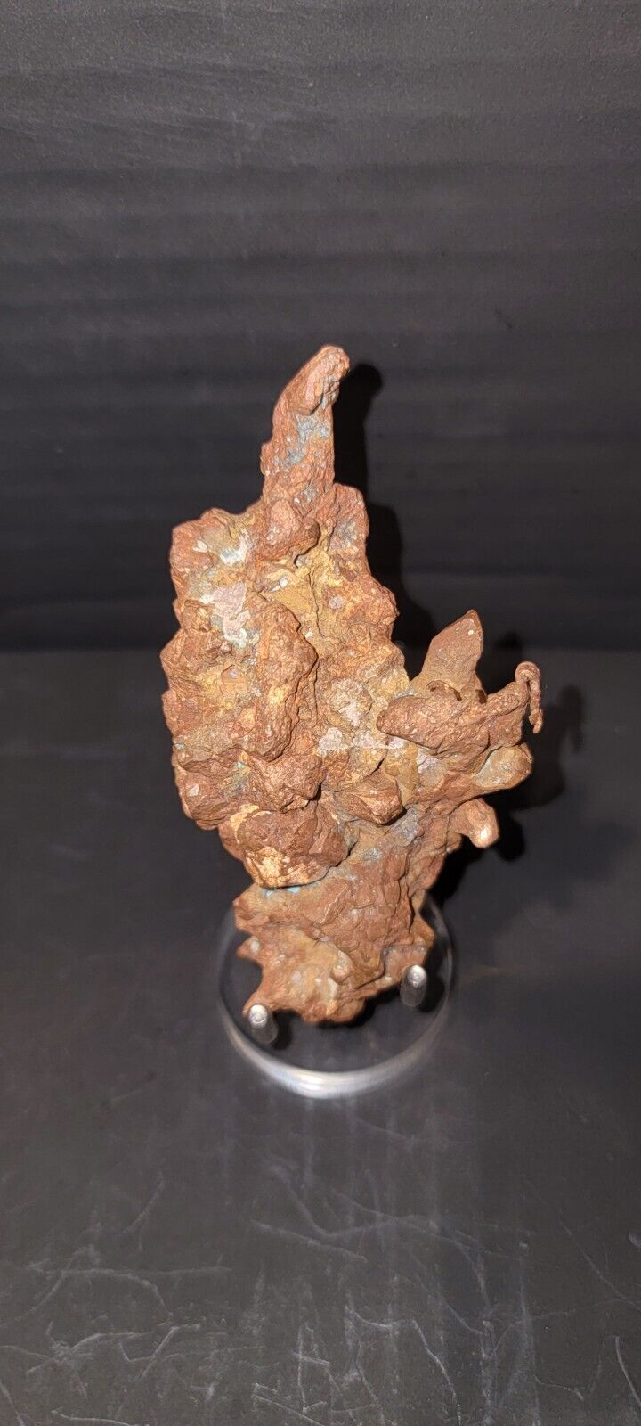 Rare Native Copper, well crystalized specimen Victoria Mine, Michigan