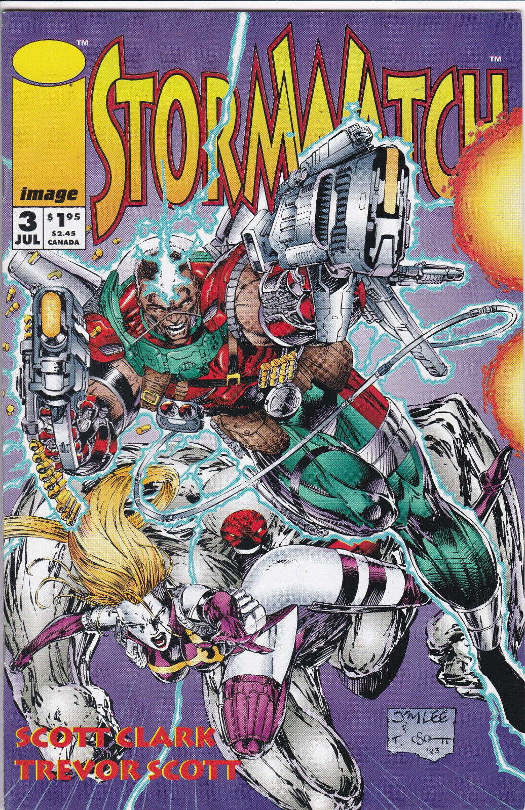 Stormwatch #3,  Vol. 1 (1993-1997) Image Comics