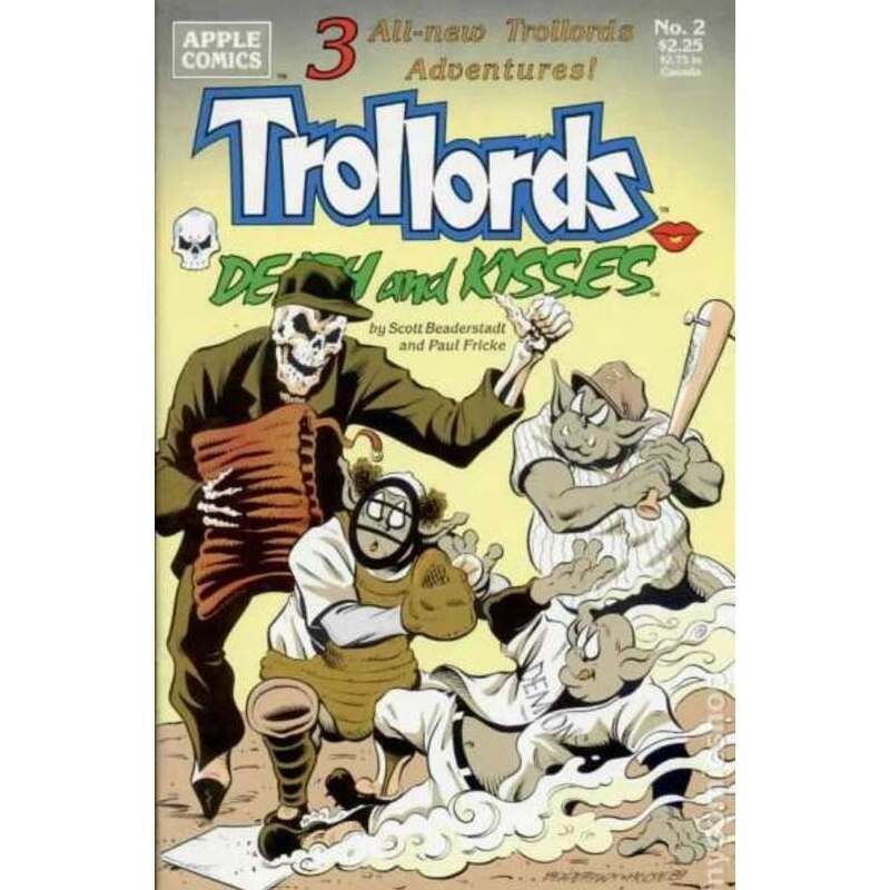Trollords: Death and Kisses #2 in Near Mint condition. Apple comics [i|