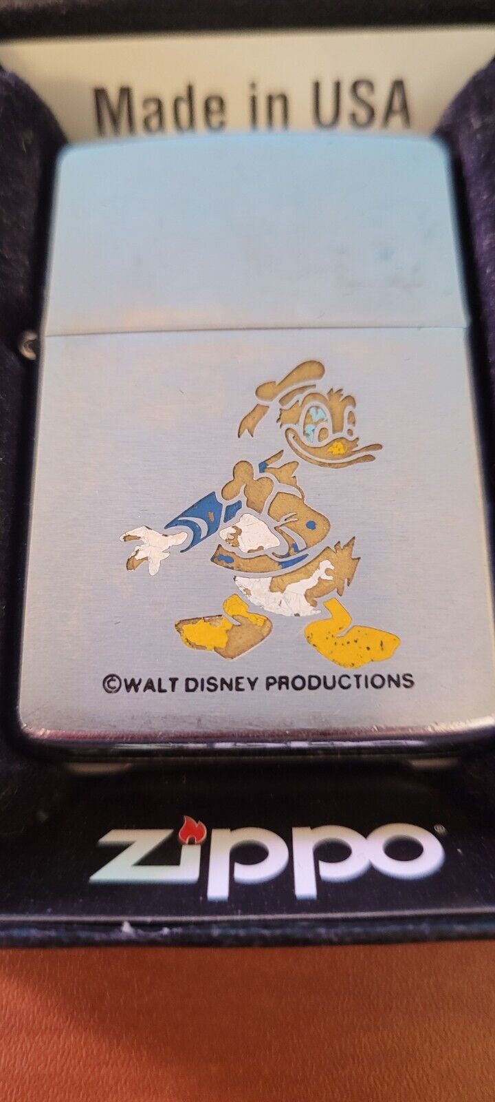 1974 Walt Disney's Donald Duck Zippo