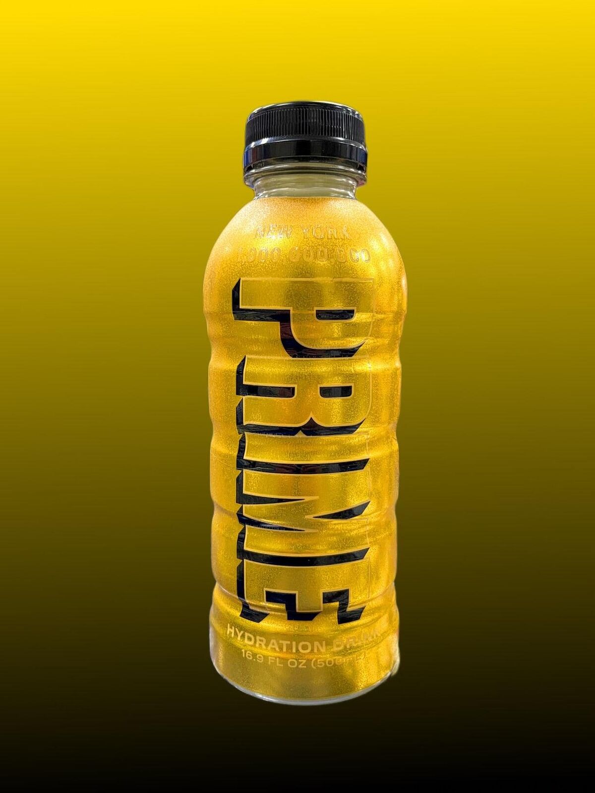 Prime Hydration Gold Bottle 1 Billion New York - Super Rare Collectors Edition S