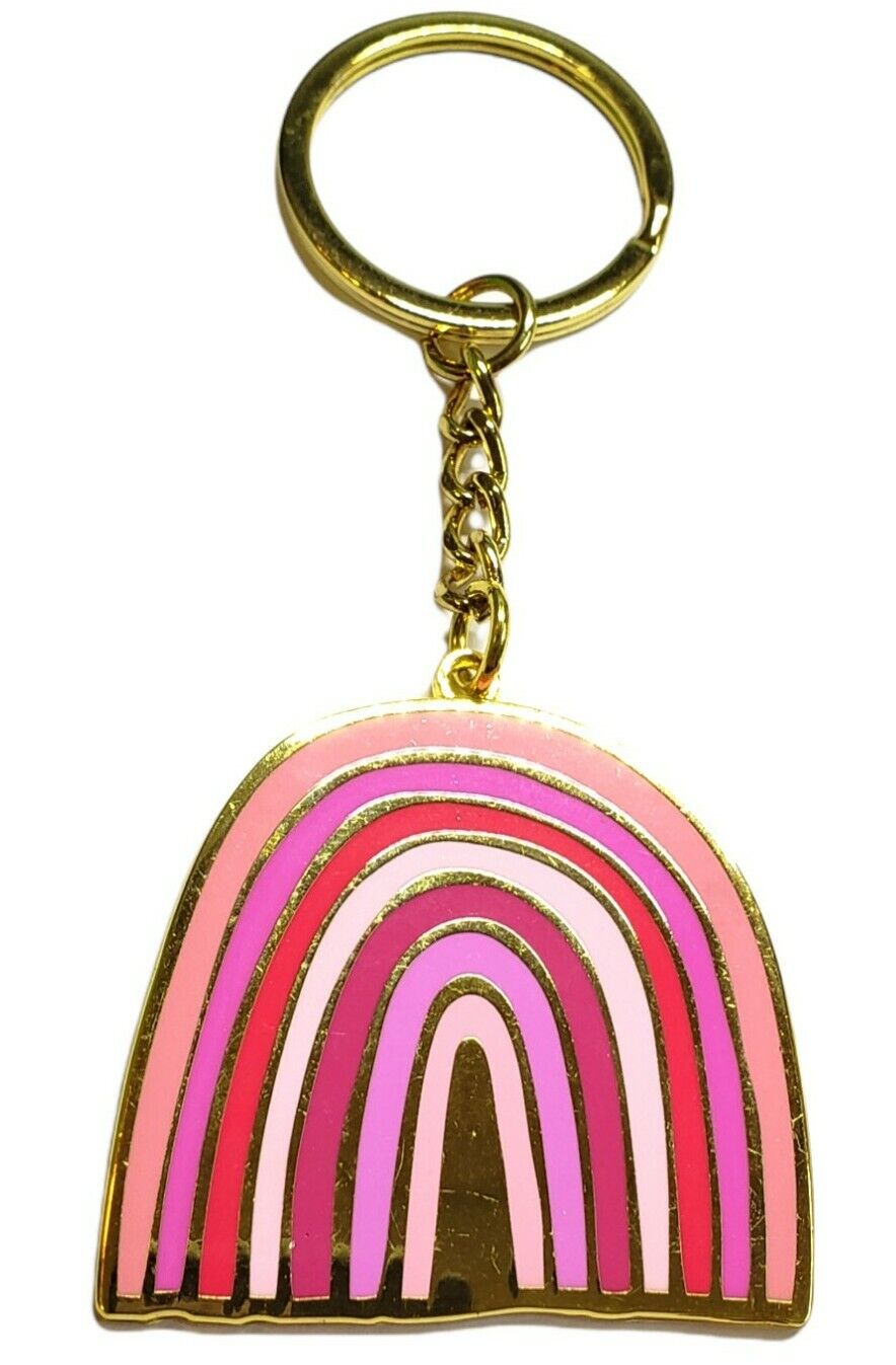 Rainbow Keychain Jessica Swift Gratitude Enamel Keyring Gift 