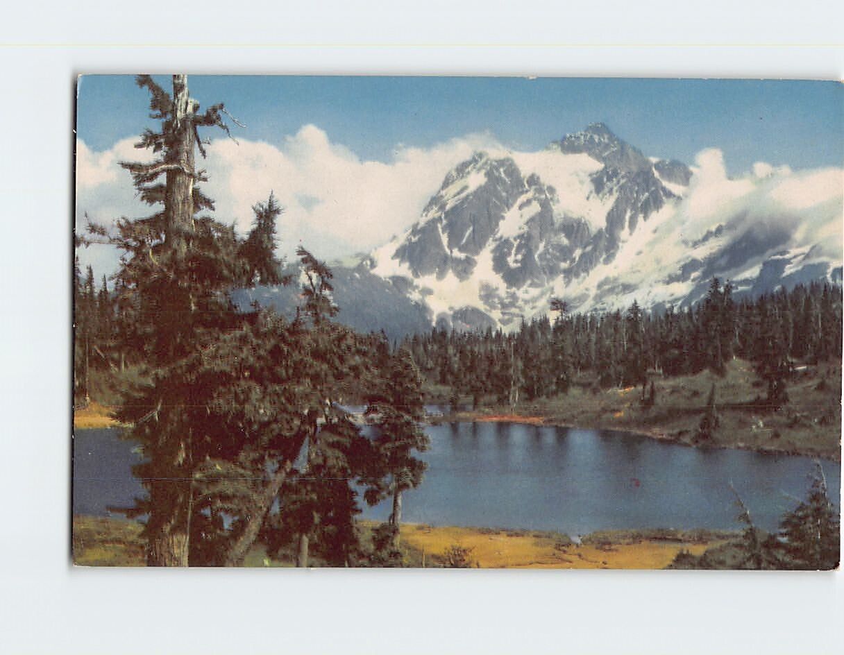 Postcard Mount Shuksan, northern Washington