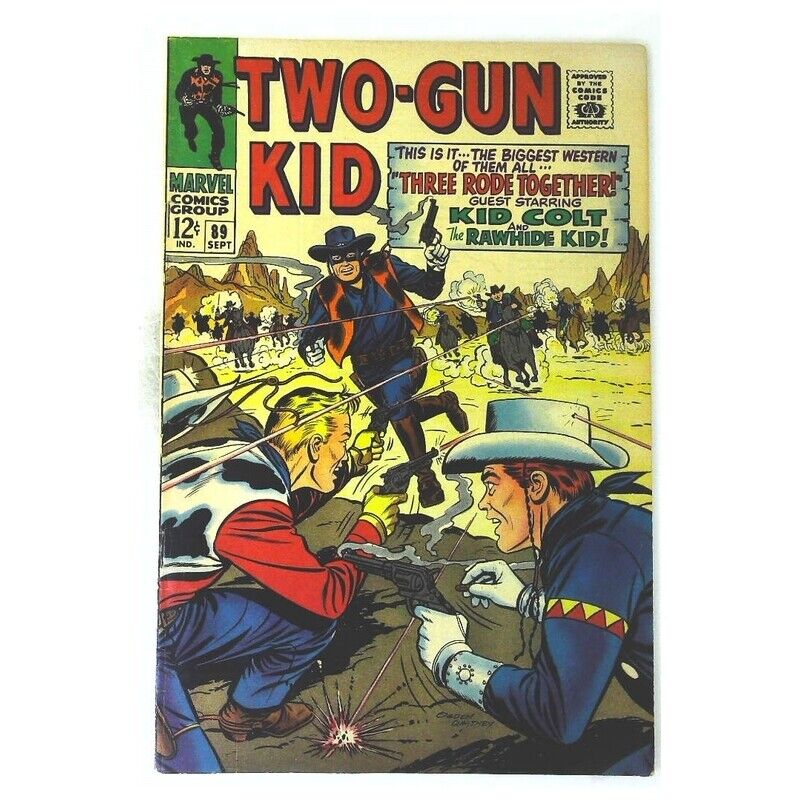 Two-Gun Kid #89 Marvel comics Fine+ Full description below [h\