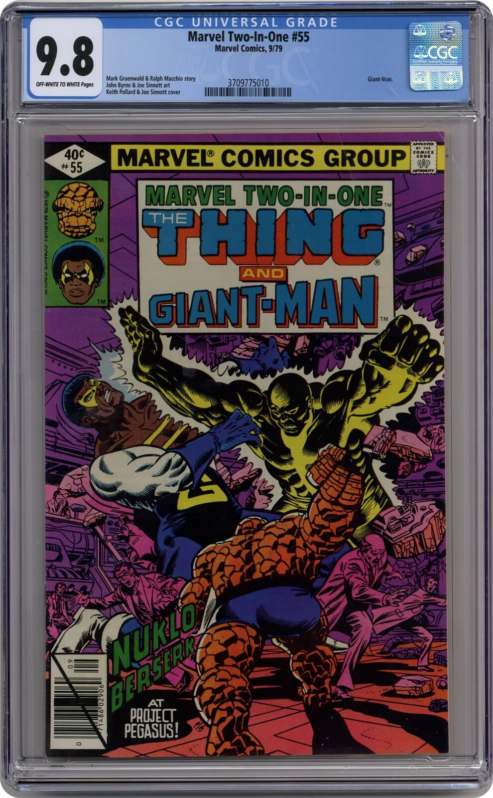 Marvel Two-in-One #55 CGC 9.8 1979 3709775010