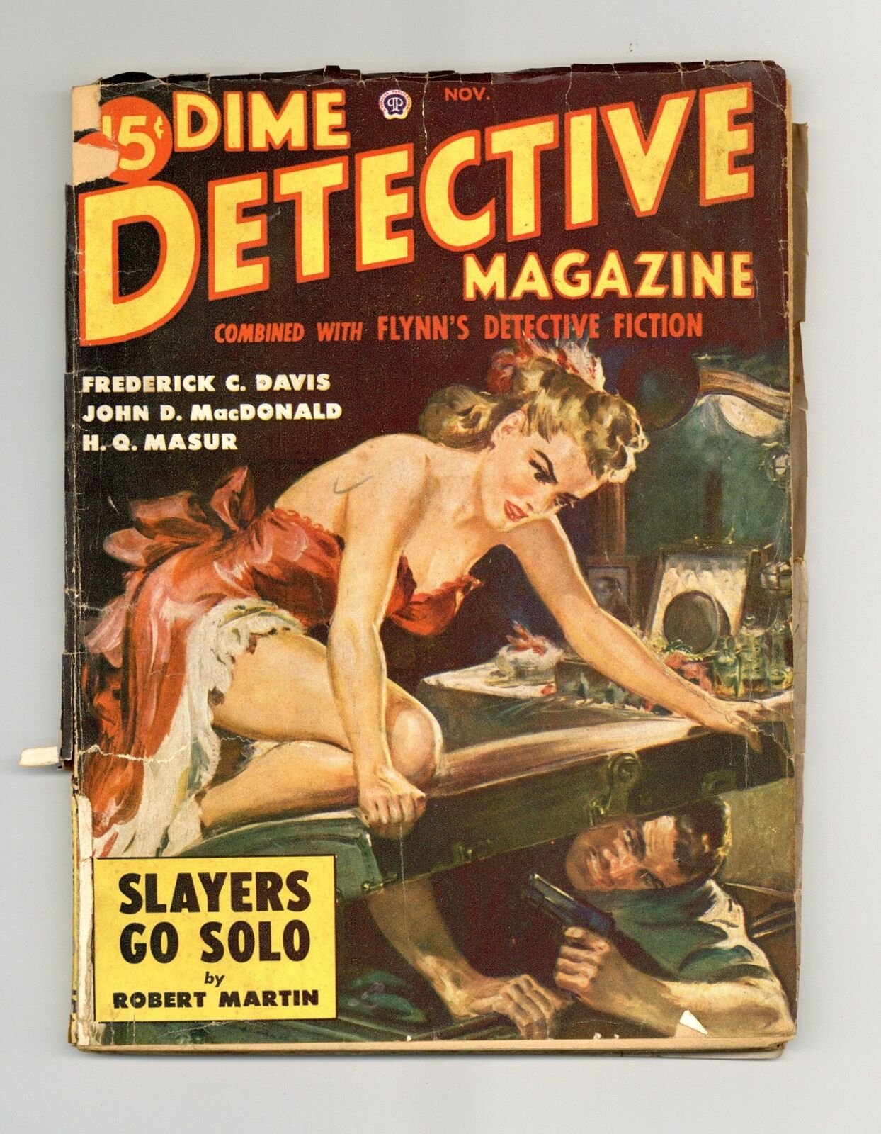 Dime Detective Magazine Pulp Nov 1949 Vol. 61 #3 FR/GD 1.5