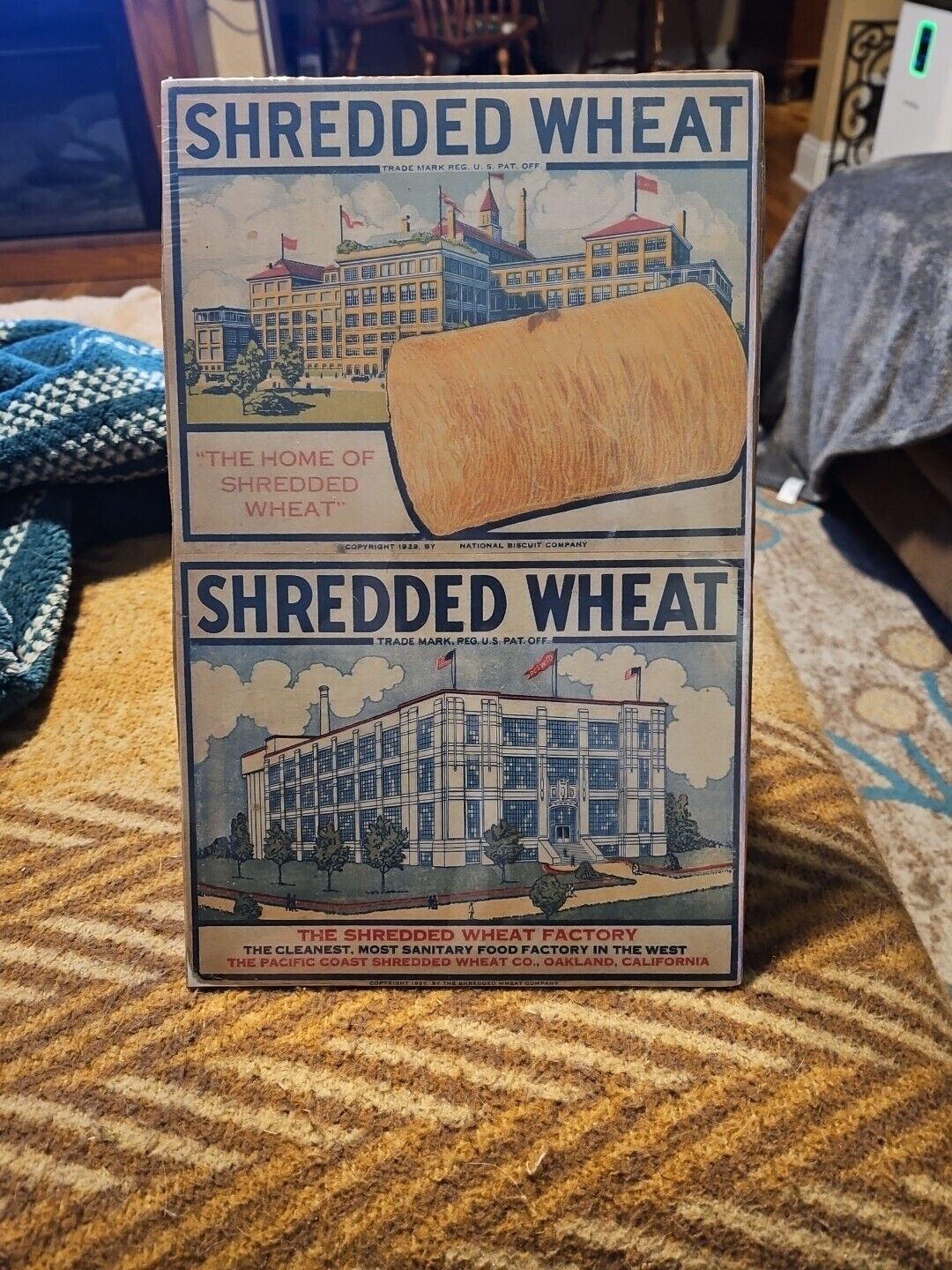 1929 NATIONAL BISCUIT CO. Shredded Wheat Advertisments. Rare And Very Old 