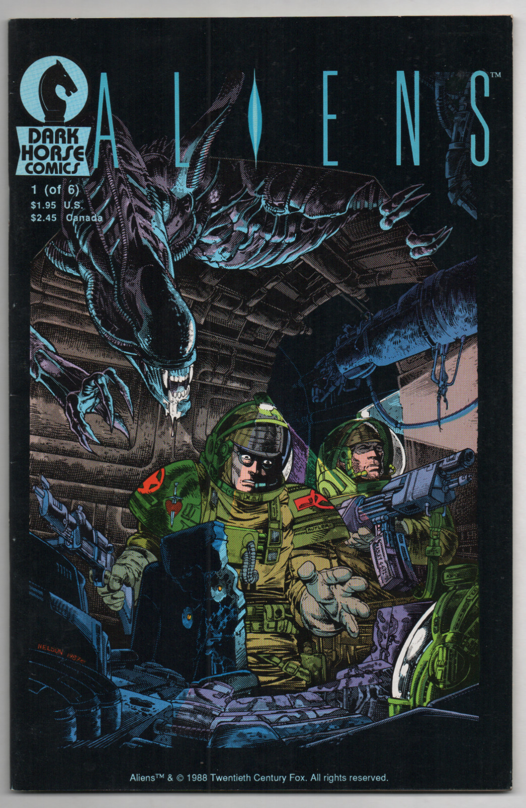#1 Aliens 1988 VF/NM Vintage Comic, First Printing
