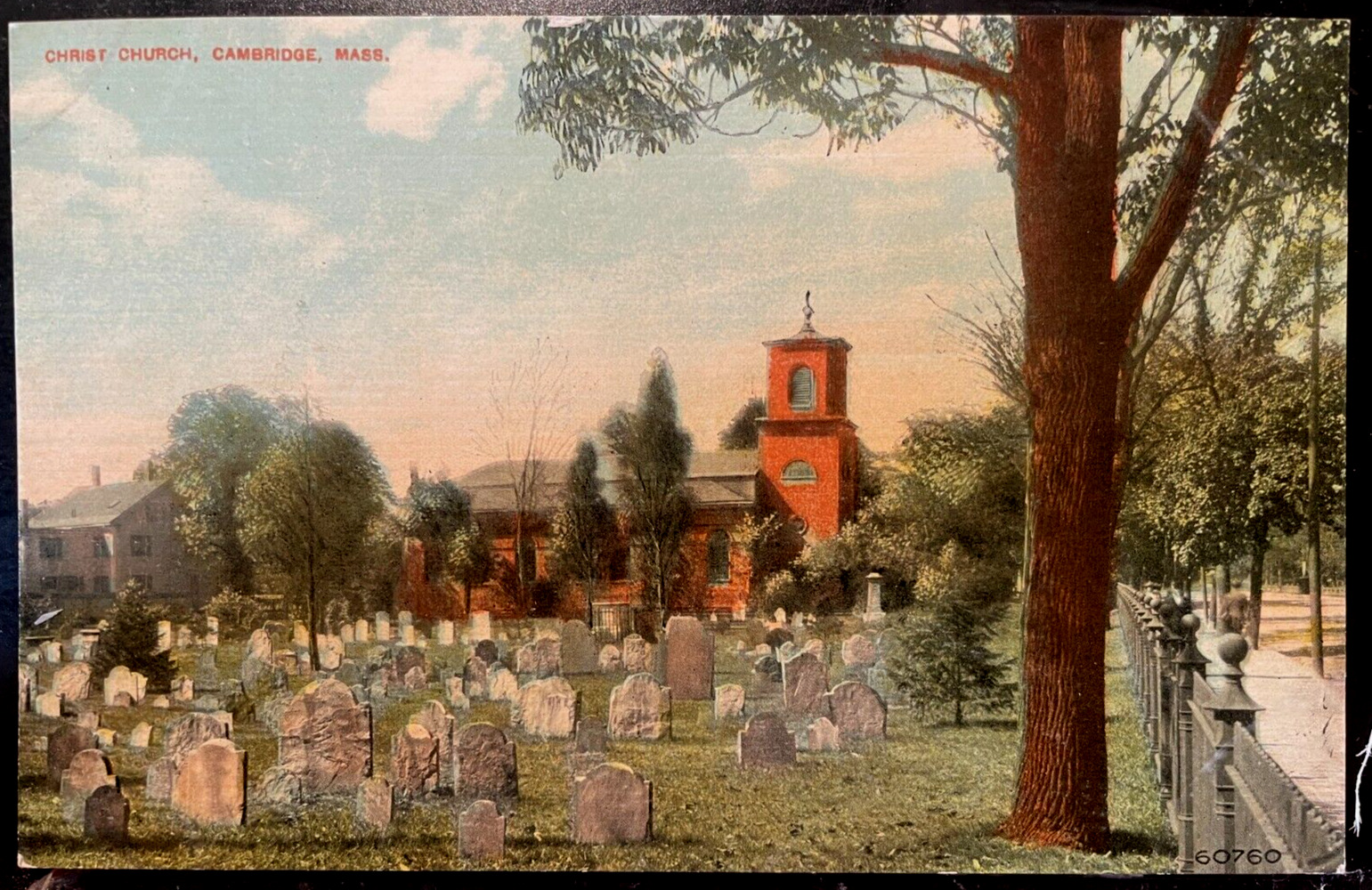 Vintage Postcard 1907-1915 Old Burial Hill, Marblehead, Massachusetts (MA)