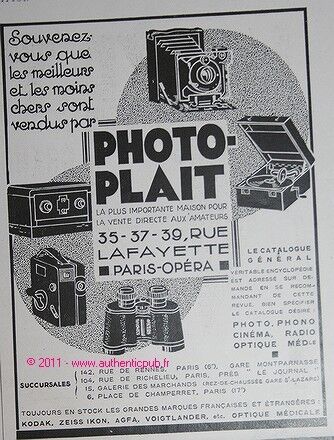 NICE PHOTO KODAK IKON VOIGTLANDER Camera Original 1931 Advertising