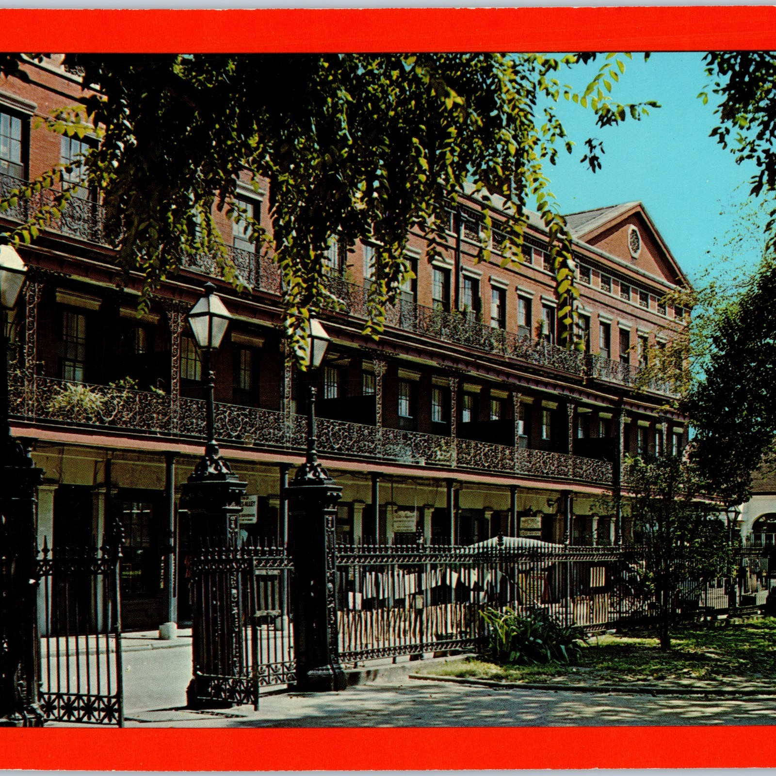 c1960s New Orleans, LA Pontalba Oldest US Apartments St Ann St Oversized PC 3S