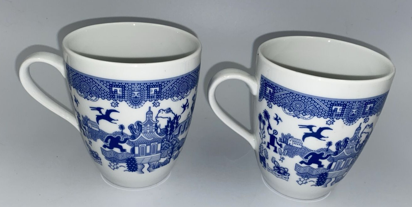 Calamityware Don Moyer Poland Things Could Be Worse Porcelain 2 Mugs 12oz NWOT