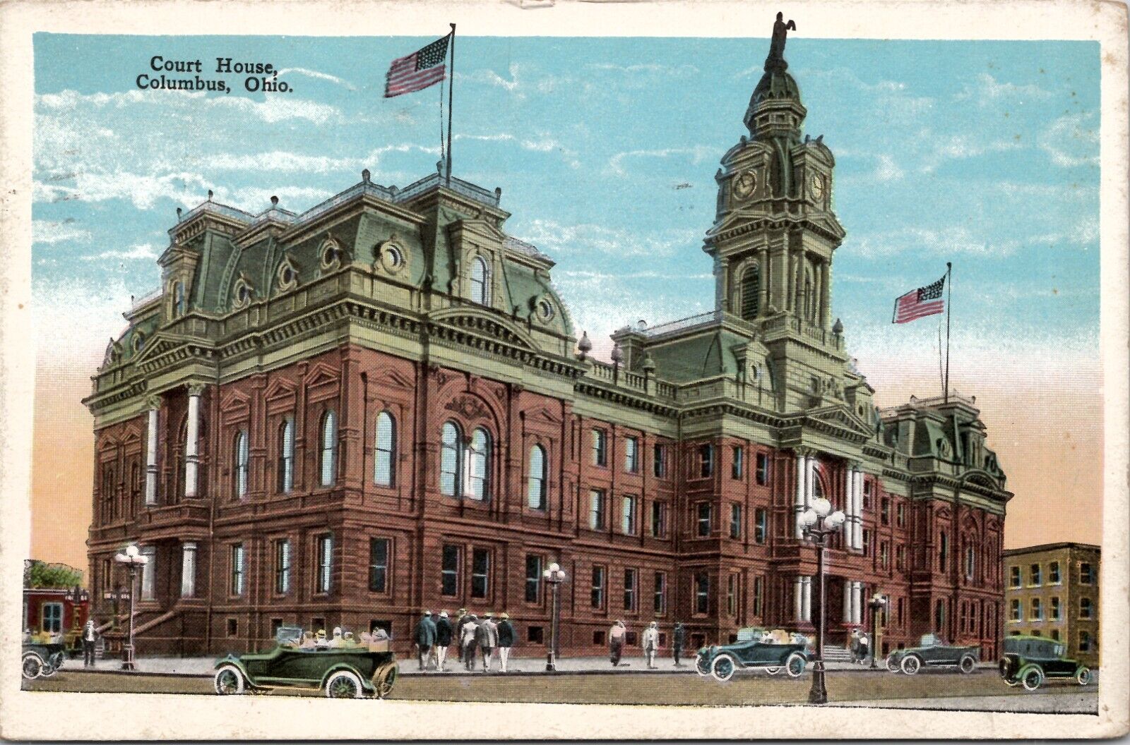 Court House, Columbus, Ohio Vintage Postcard Wps1