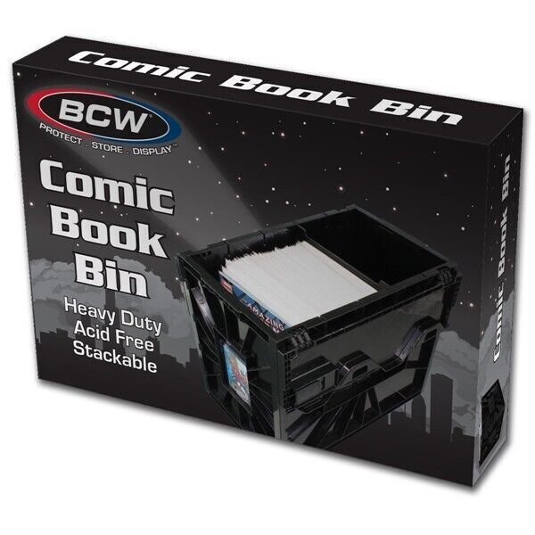 📖 BCW COMIC BOOK SHORT BOX - Heavy Duty Plastic Stackable Bin MIX & MATCH