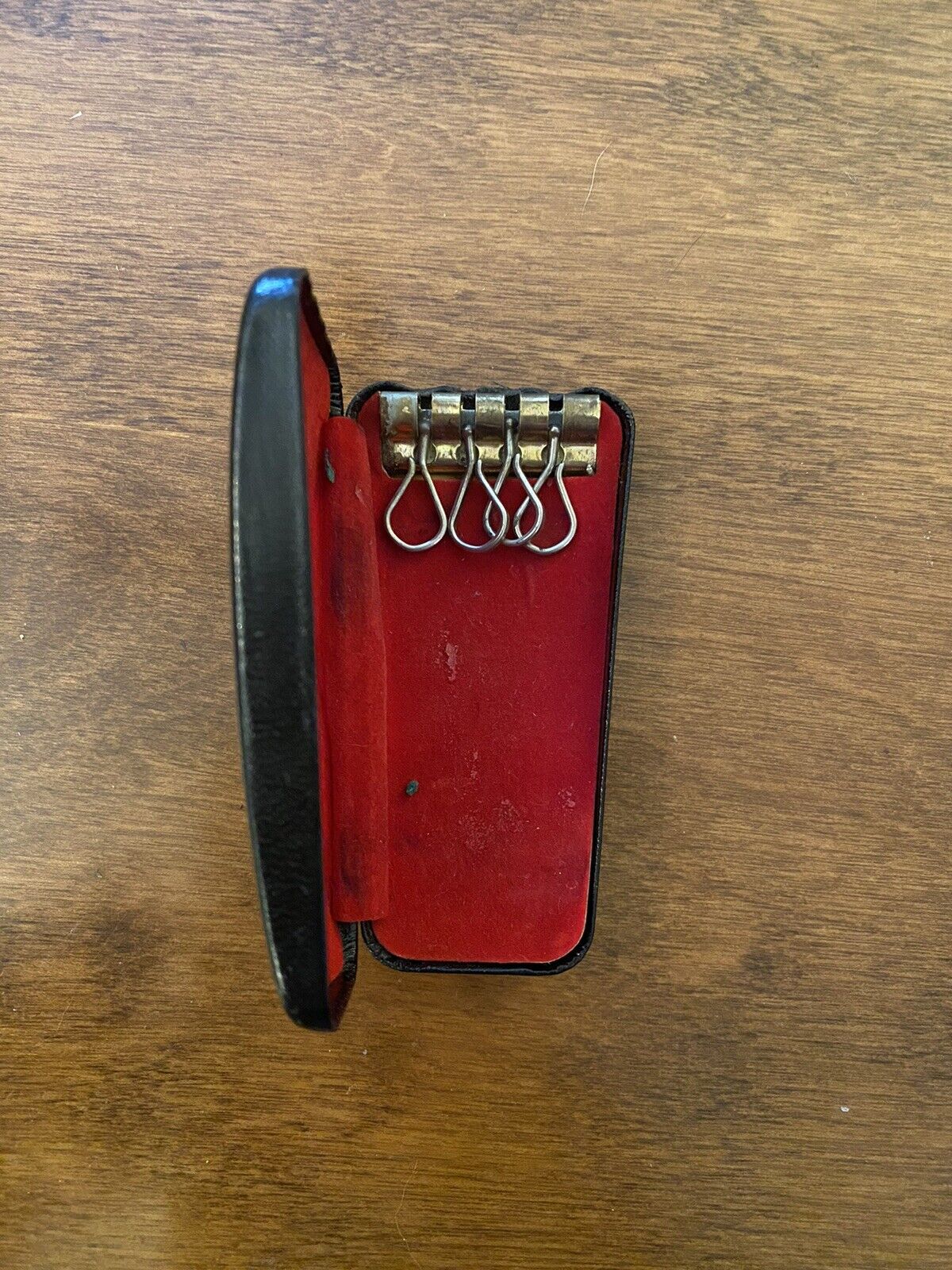 Vtg Vintage 1950s Thunderbird Hardshell Key Case Key Fob