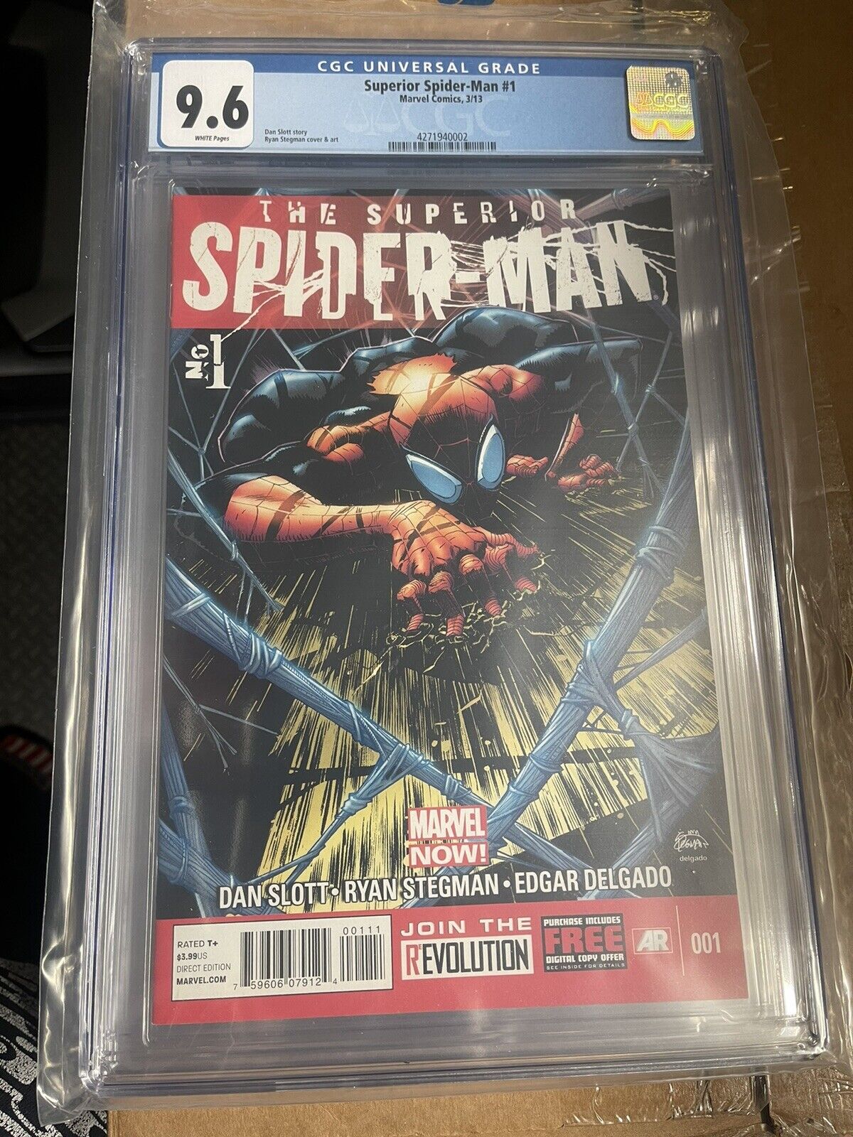 Superior Spider-Man 1; Marvel Comics 3/13; CGC 9.6