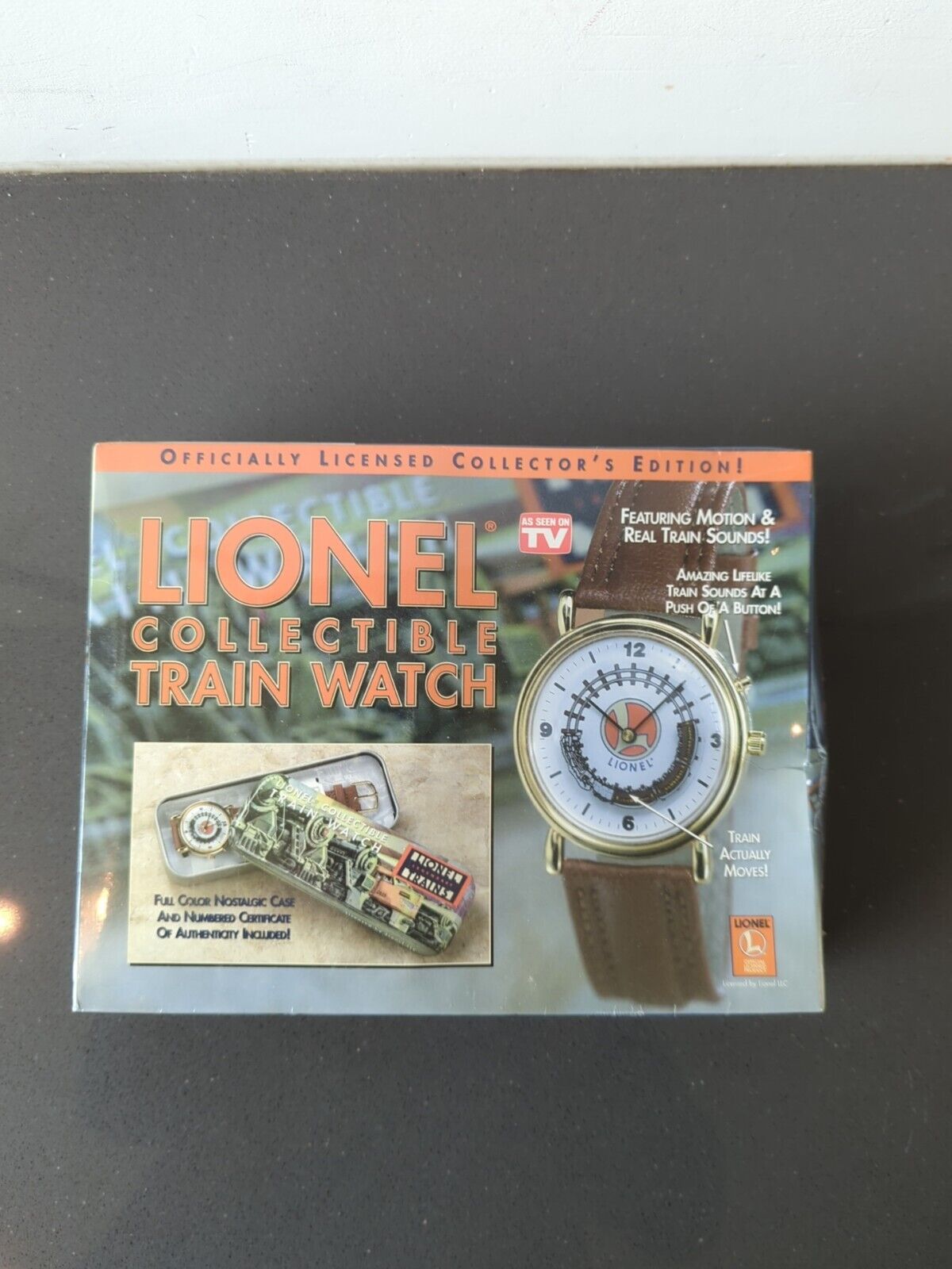 Lionel Collectible Train Watch w/Sounds, Collector's Edition, New SEALED BOX K13