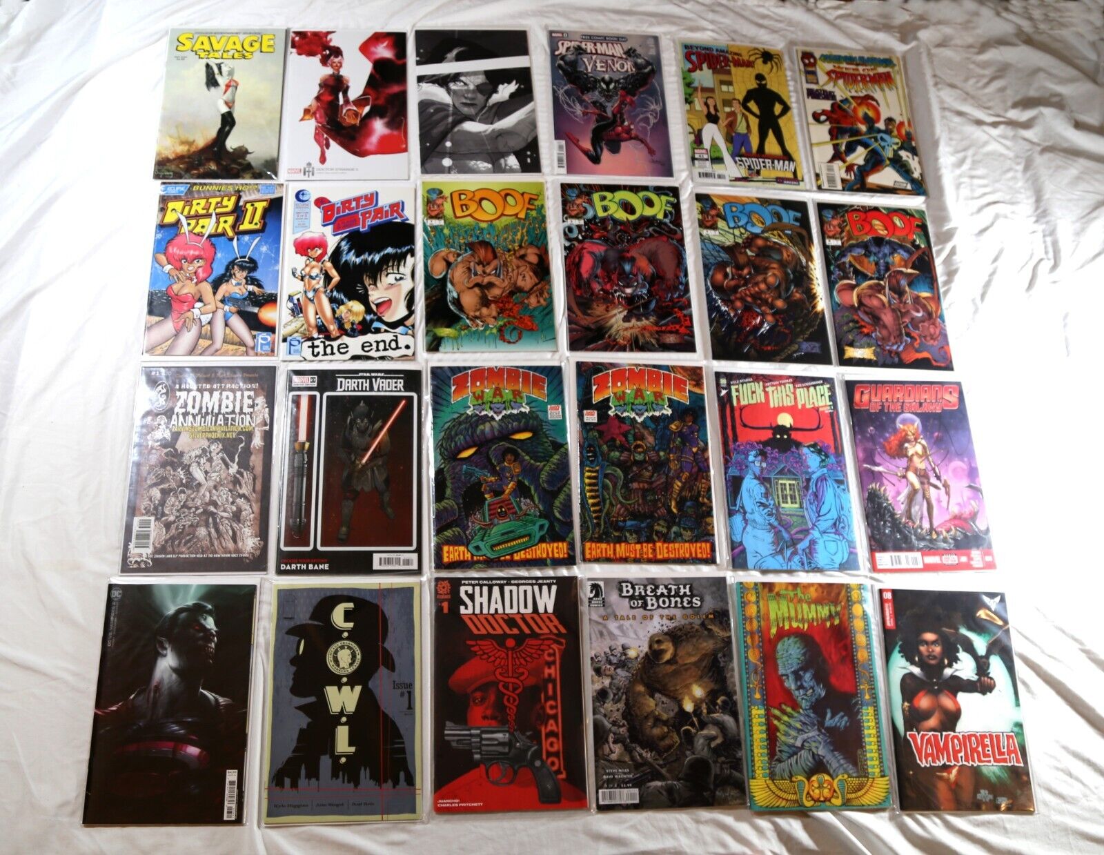 Comic Book Lot of 48 comics Image, Dynamite, Marvel, Vertigo