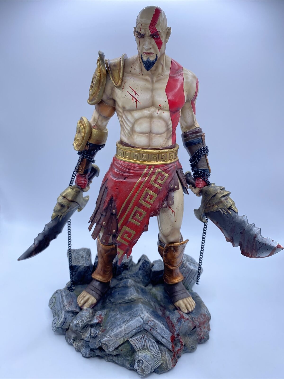 God Of War Kratos Custom Statue-RARE-READ DESCRIPTION