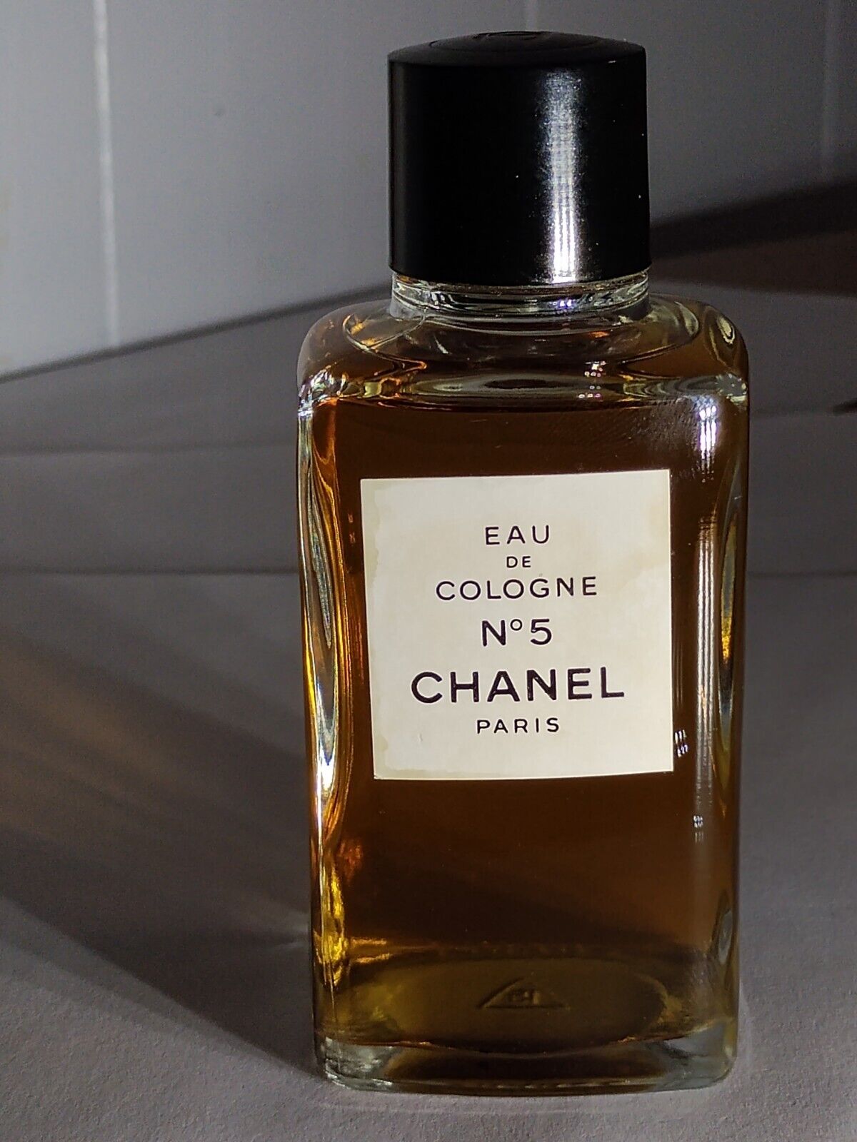 Vintage Chanel No 5 Eau De Cologne Collectible Bottle 4 Fl Oz 