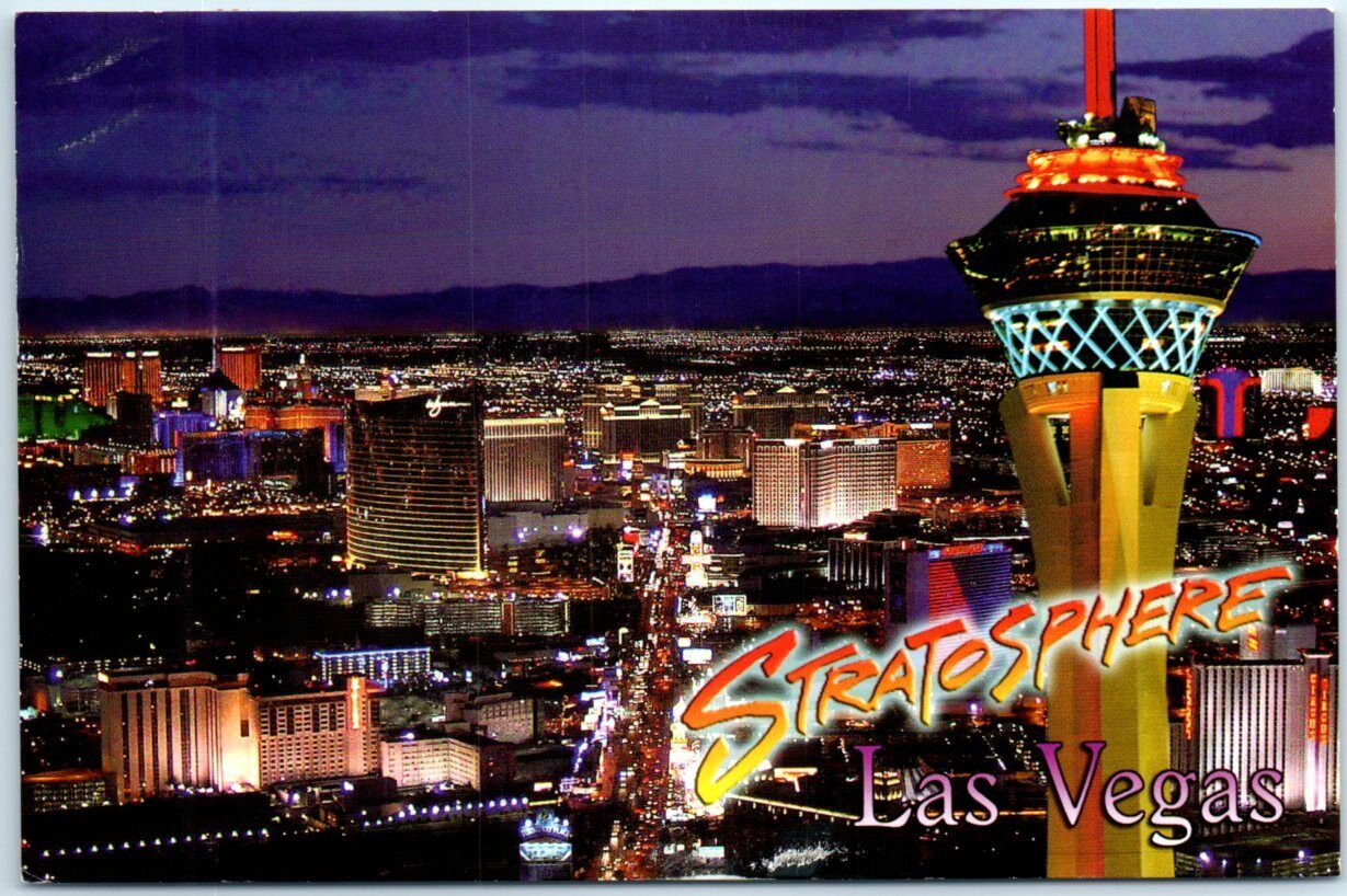 Postcard - Stratosphere Hotel, Casino & Tower - Las Vegas, Nevada