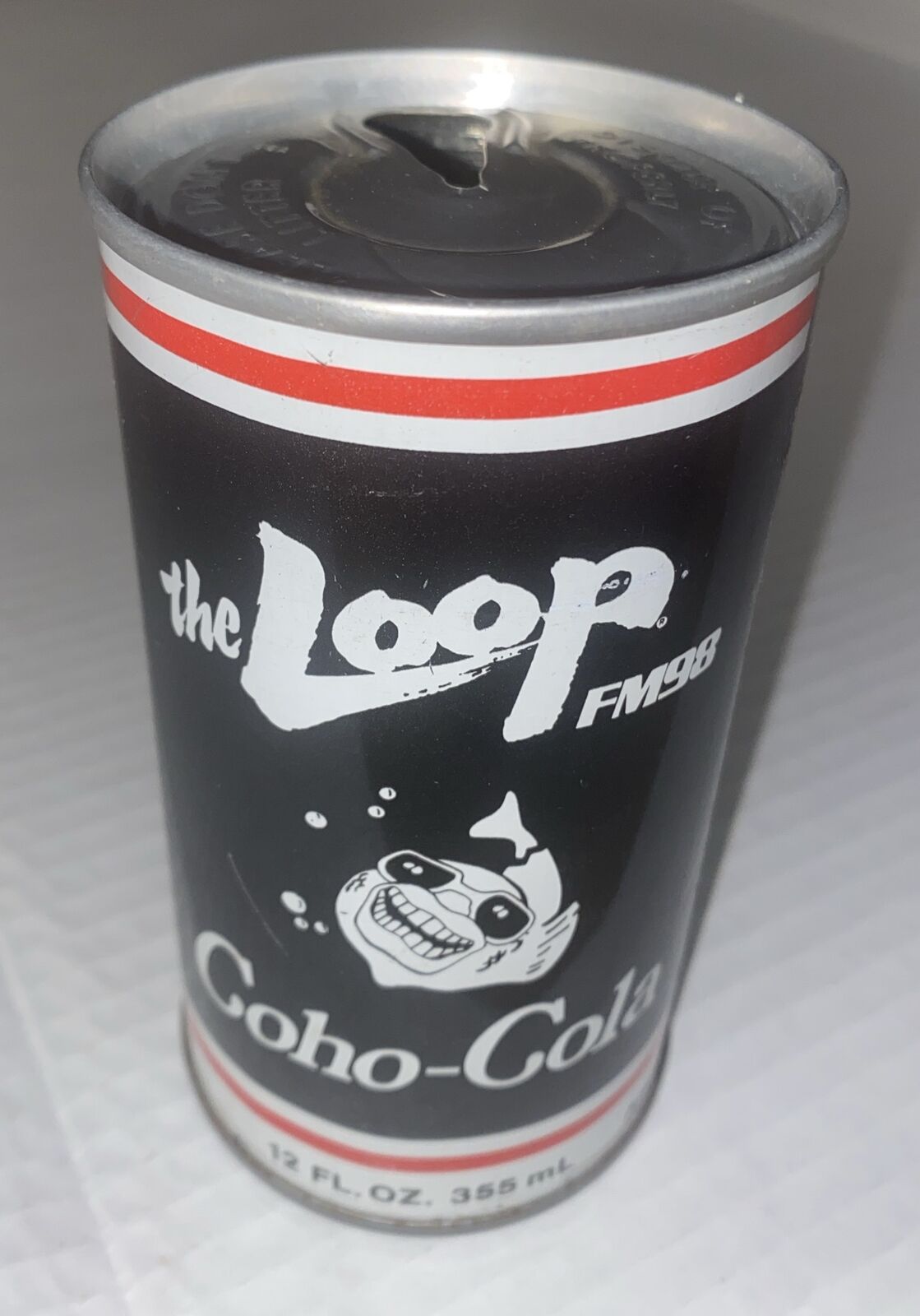 The Loop FM98 Coho Cola Can Steve Dahl Disco Demol WLUP Chicago Rock Radio Promo