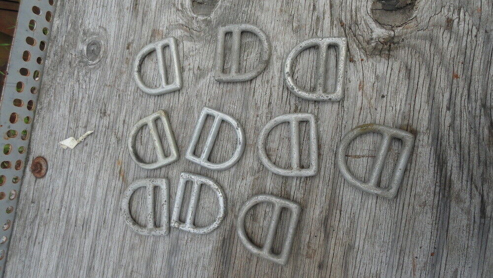WWII US Parachute Hardware 10 each D-rings