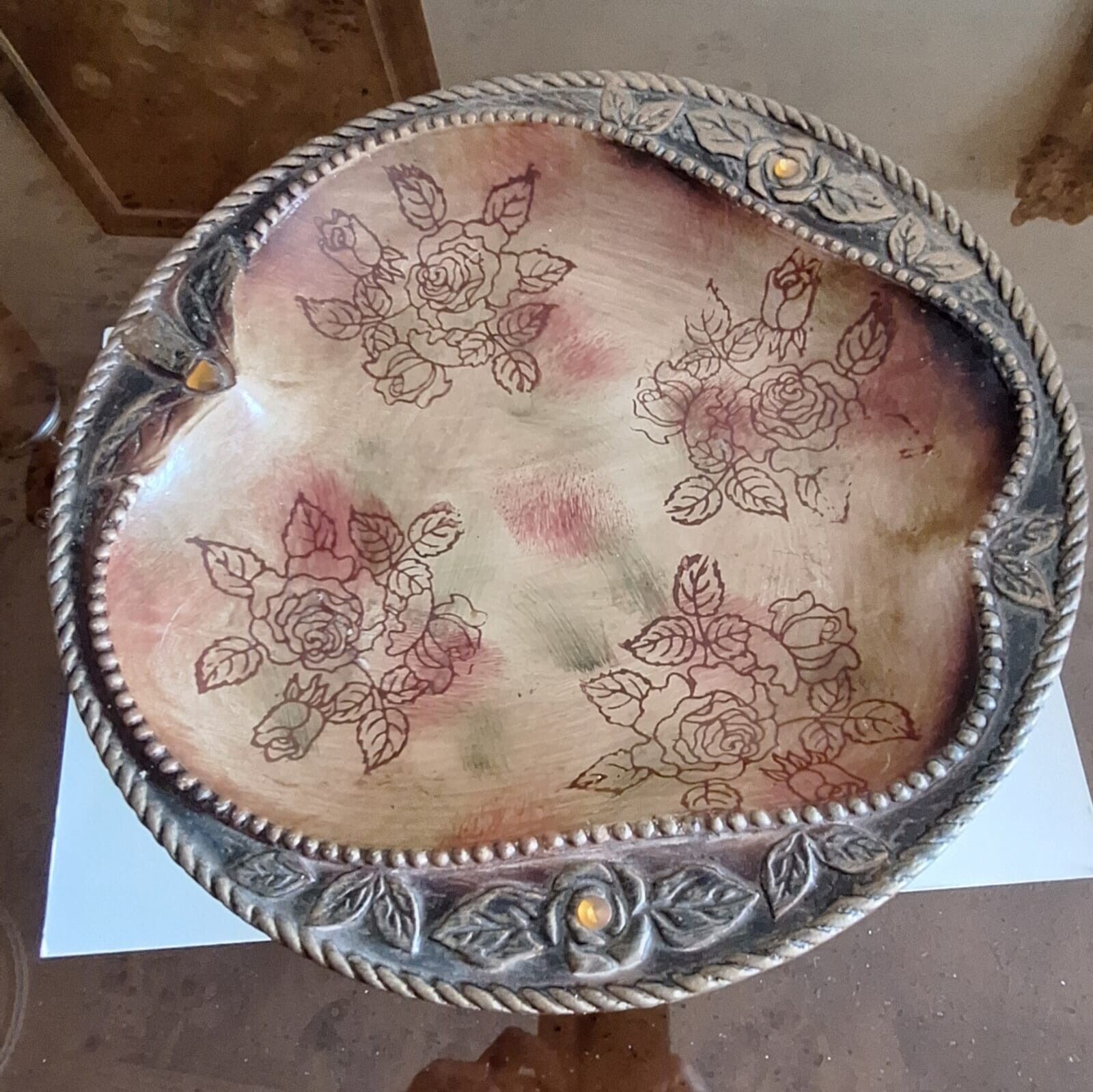 Vintage Decorative plate Hand painted