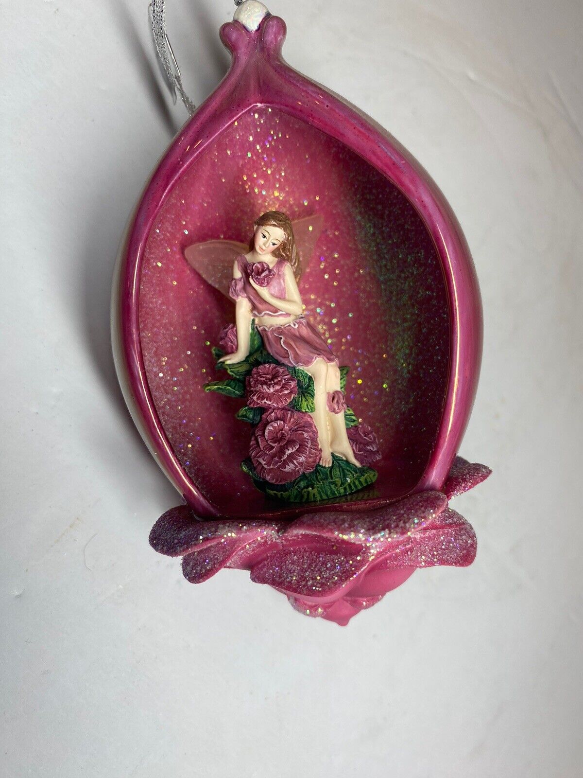 Vintage Rosy Treasure Secret Garden Heirloom Porcelain Ornament NOS
