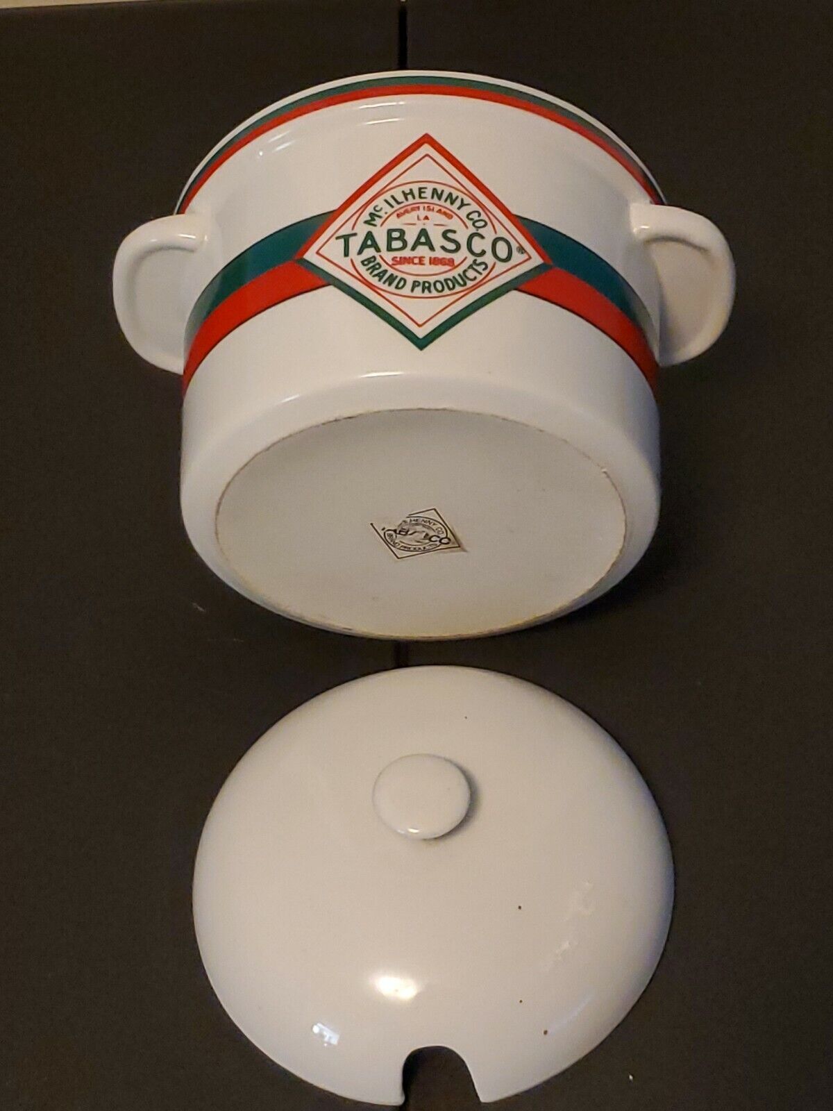 Mcilhenny Co. Tabasco Brand Products Ceramic Pot
