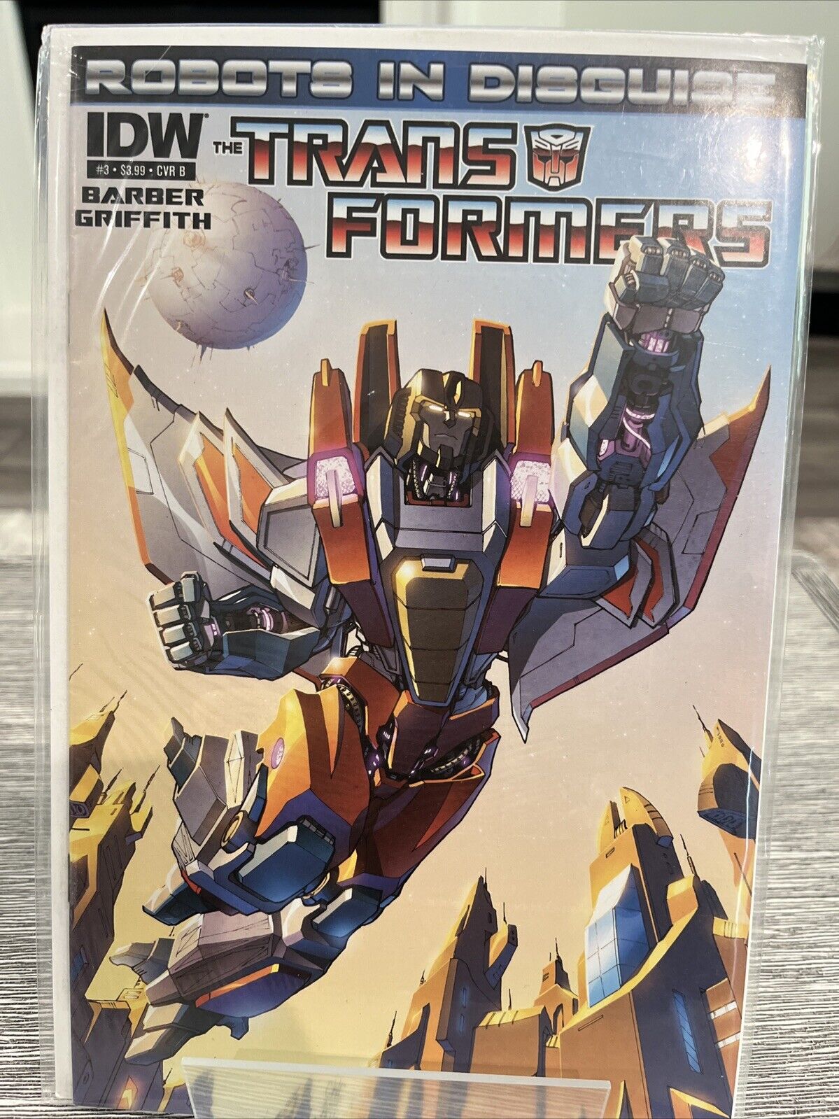 Transformers Robots In Disguise #3B VF 2012. In New Bag & Boarder. See Pictures