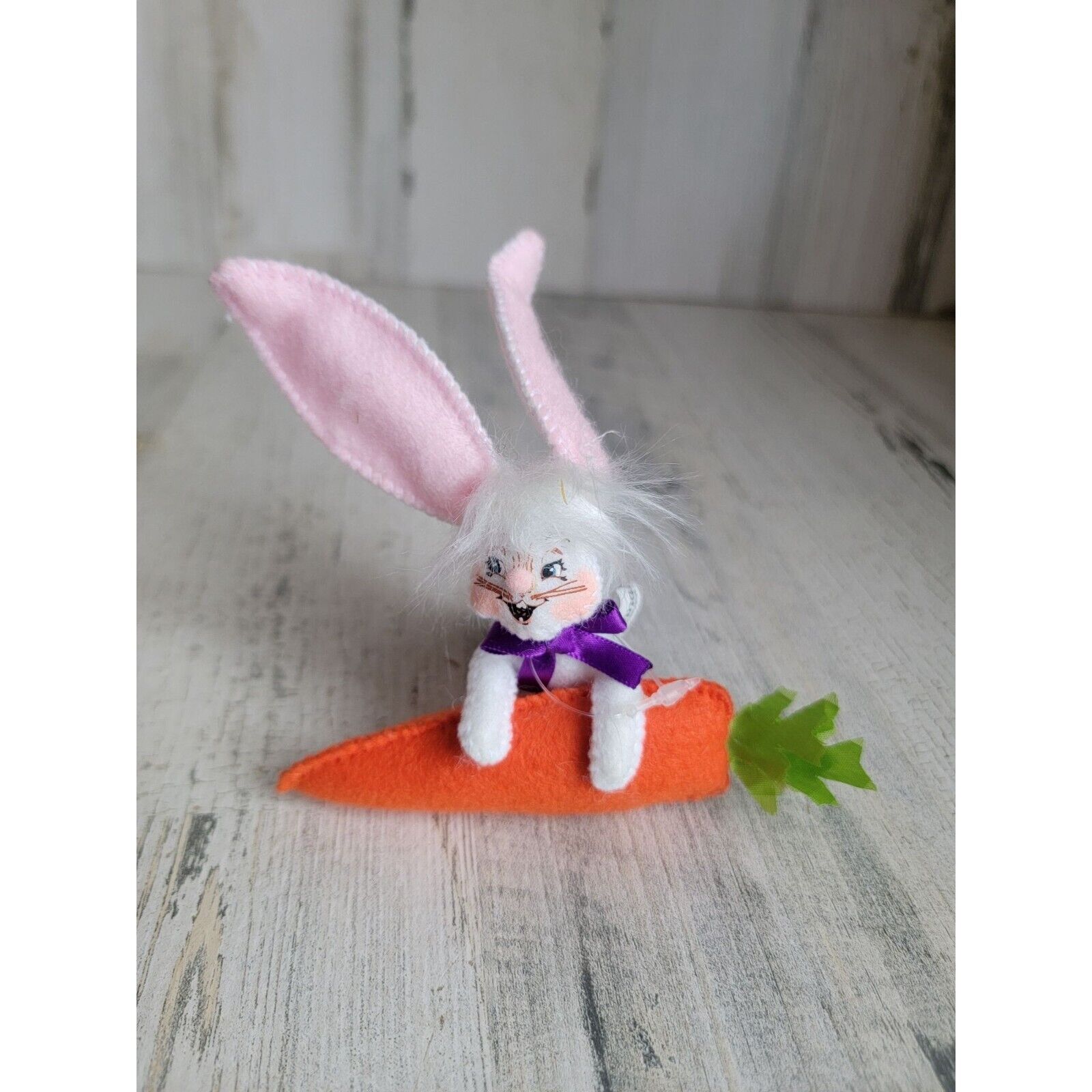 Annalee 2015 mini Easter Bunny carrot plush figure