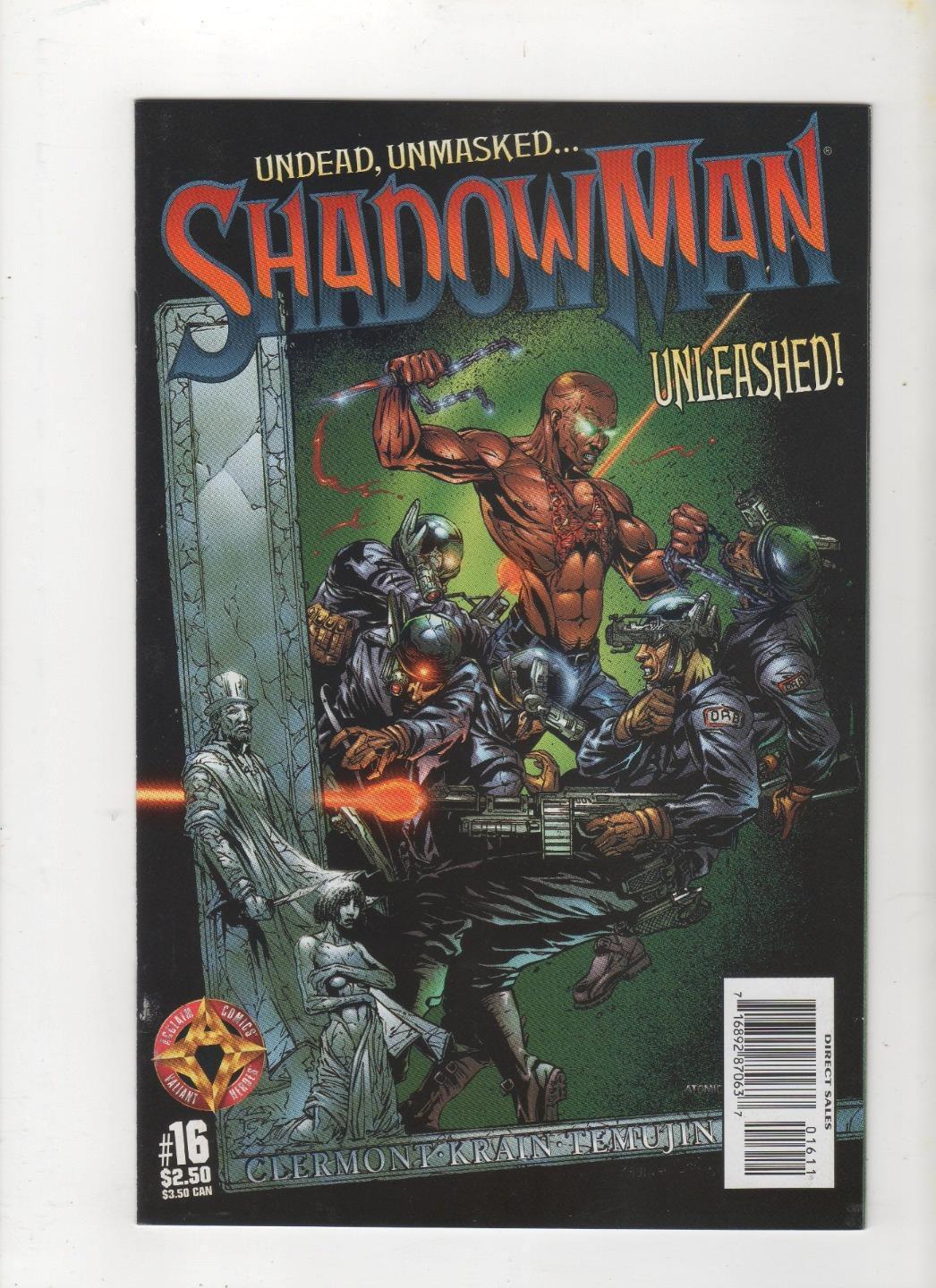 Shadowman #16, 1st Clayton Crain Cover, FN+ 6.5, 1st Print, 1999, See Scans