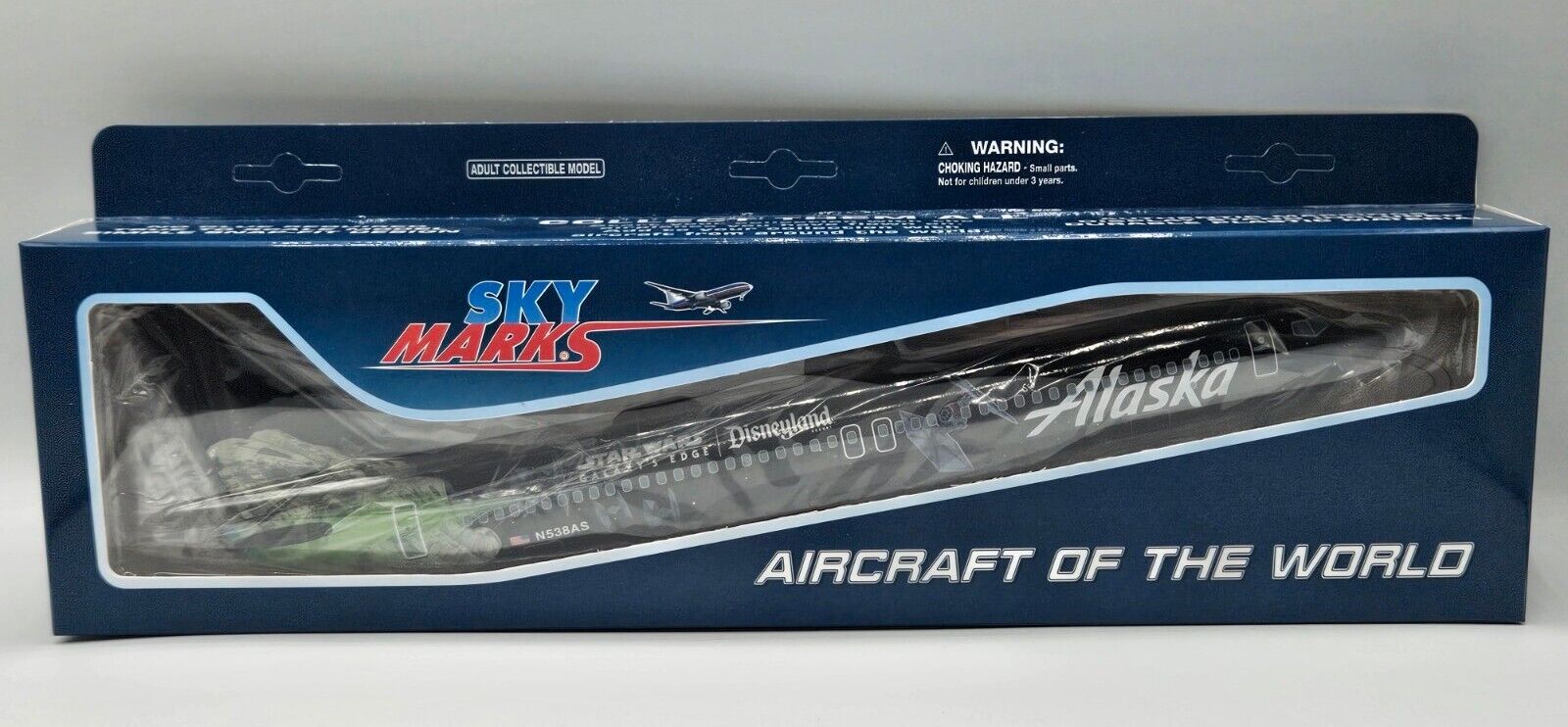 Skymarks Alaska Airlines Star Wars Disneyland Boeing 737-800 1/130 With Wheels