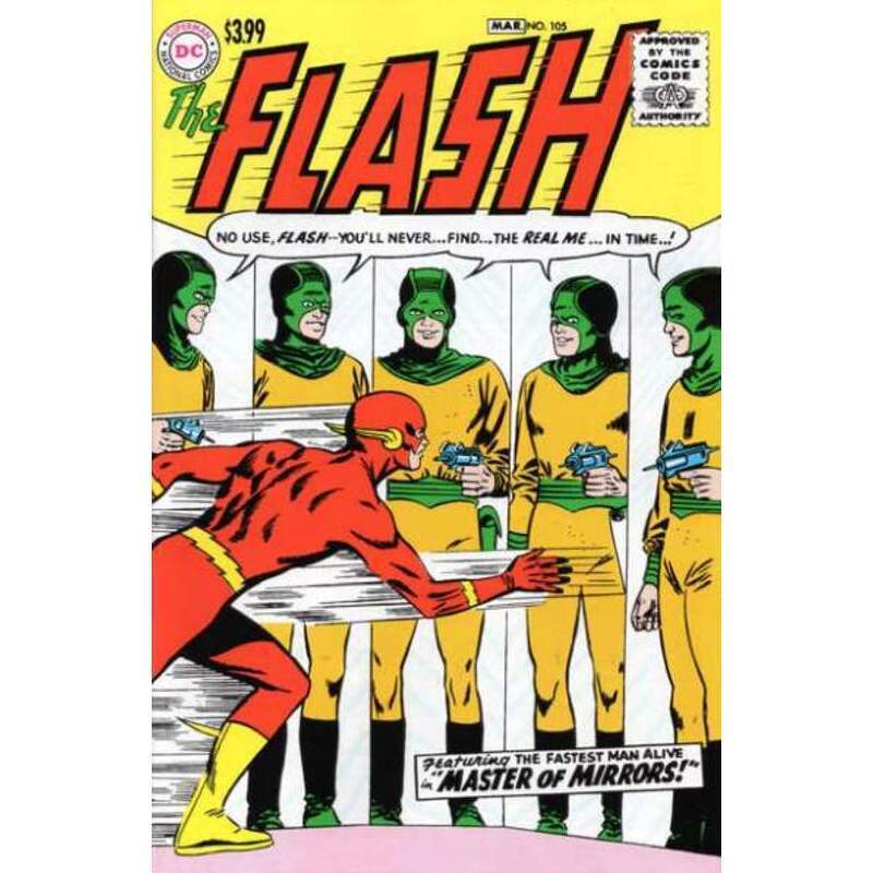Flash (1959 series) #105 Facsimile Edition in NM + condition. DC comics [d;
