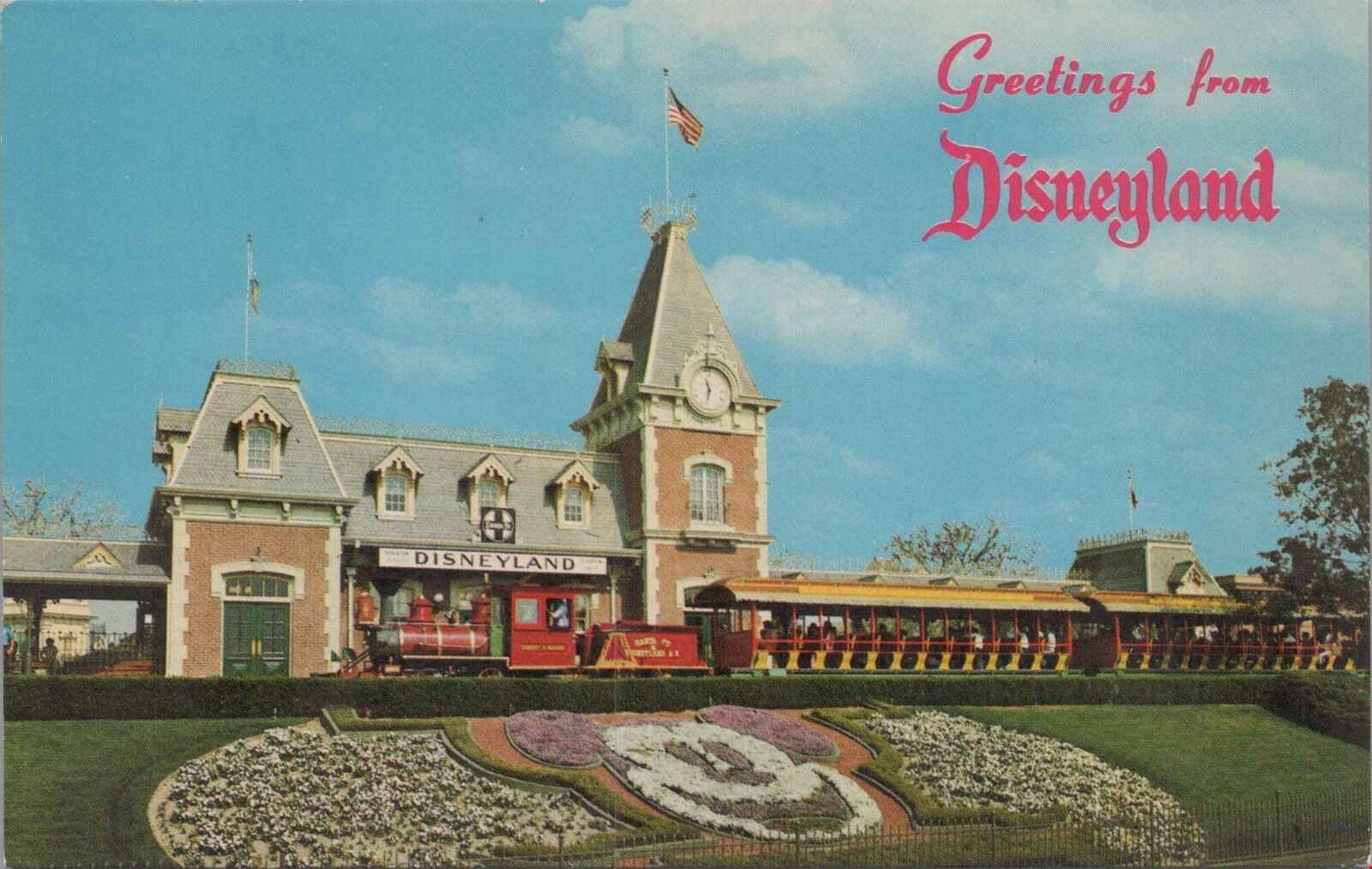 Postcard Greetings from Disneyland Anaheim CA 