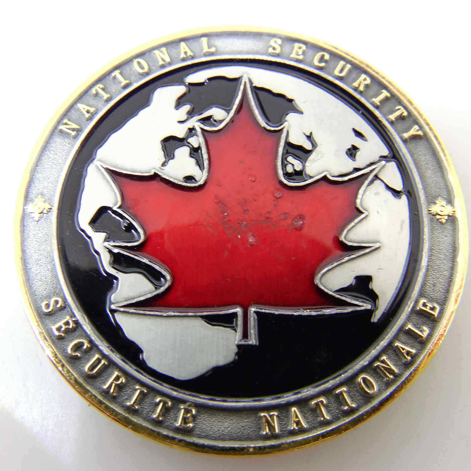 ROYAL CANADIAN MOUNTED POLICE NATIONAL SECURITY CHALLENGE COIN