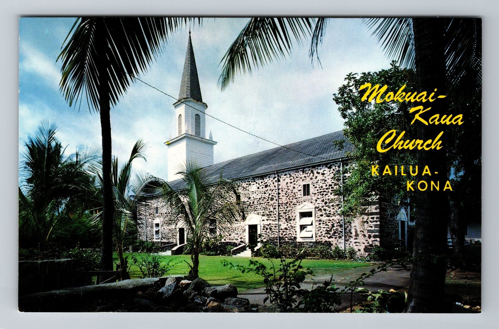 Kailua Kona HI-Hawaii, Mokuai Kaua, Vintage Postcard