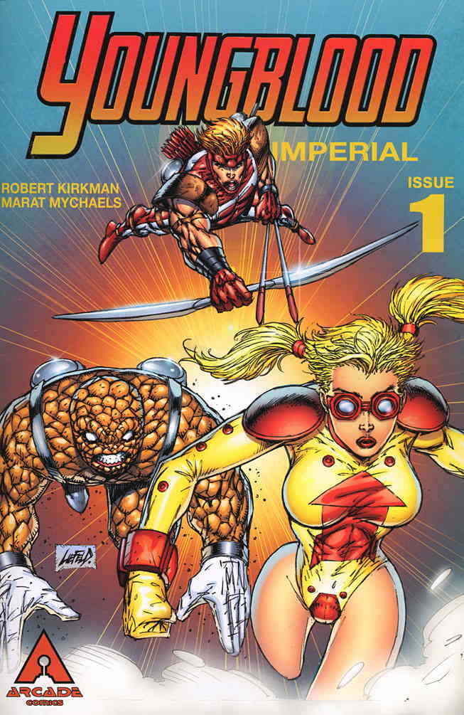 Youngblood Imperial #1 VF; Arcade | Robert Kirkman Rob Liefeld - we combine ship