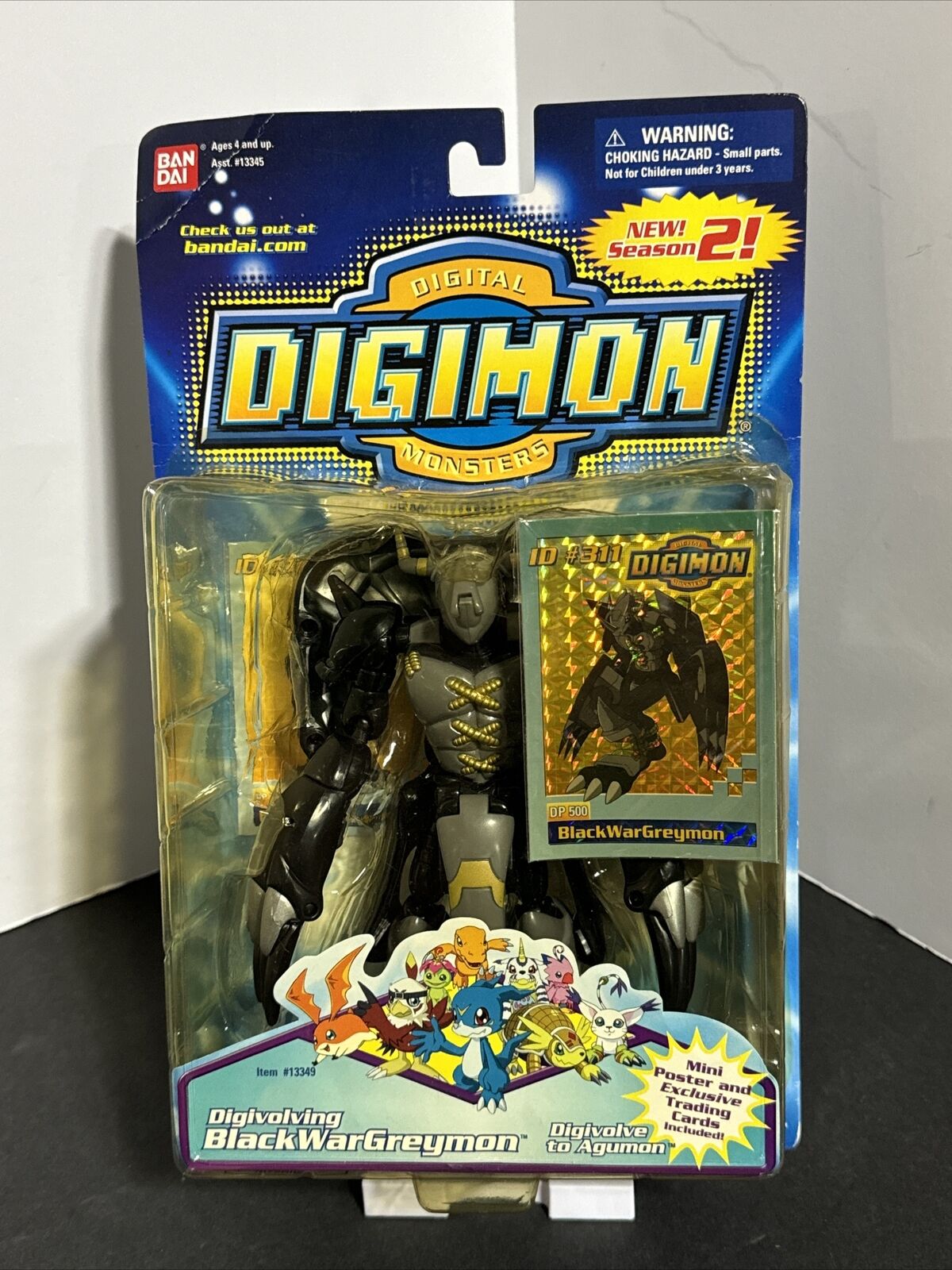 Digimon Digivolving BlackWarGreymon Bandai 2000 New/sealed
