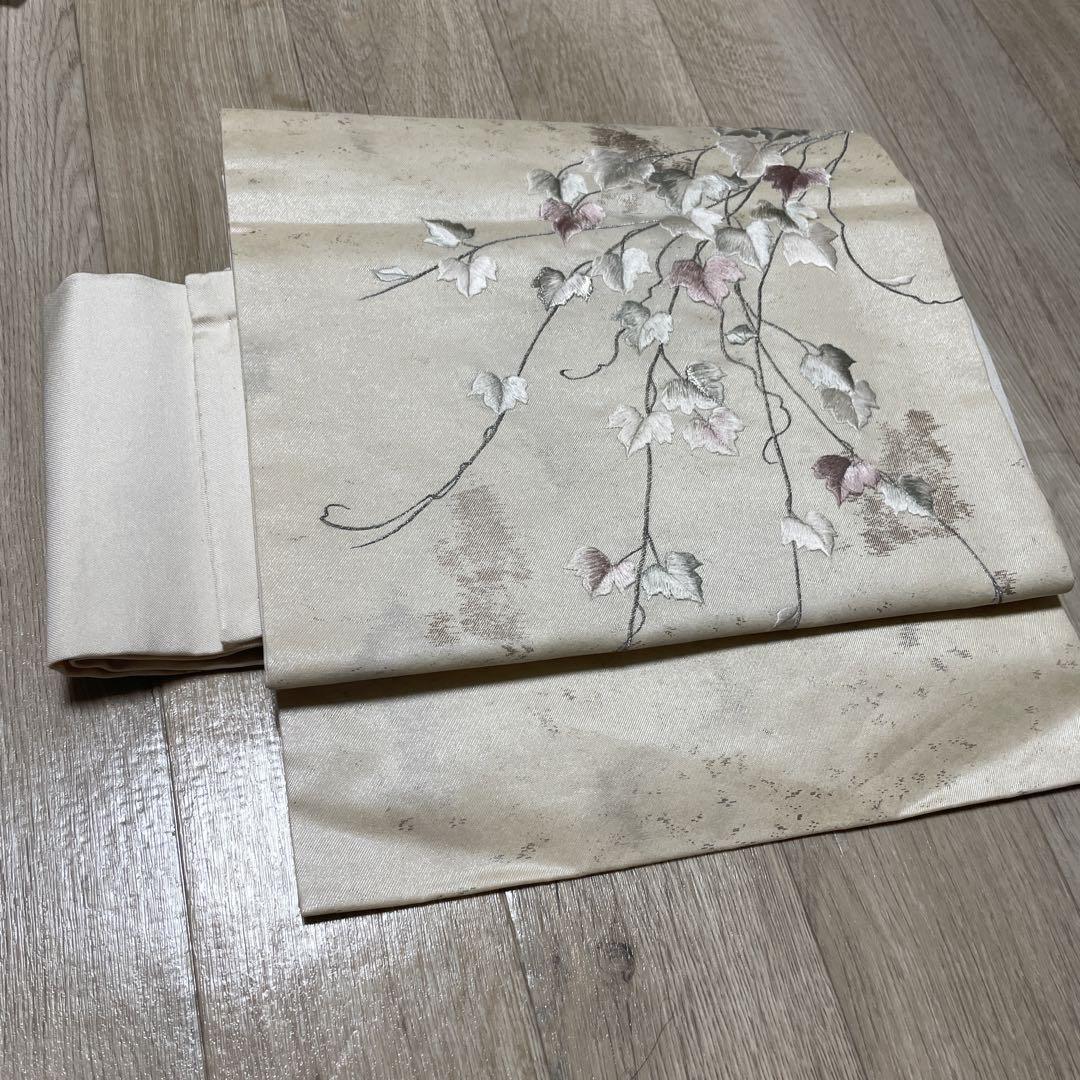 M0717 Making Obi   Otaiko Ivy Nagoya Pure Silk