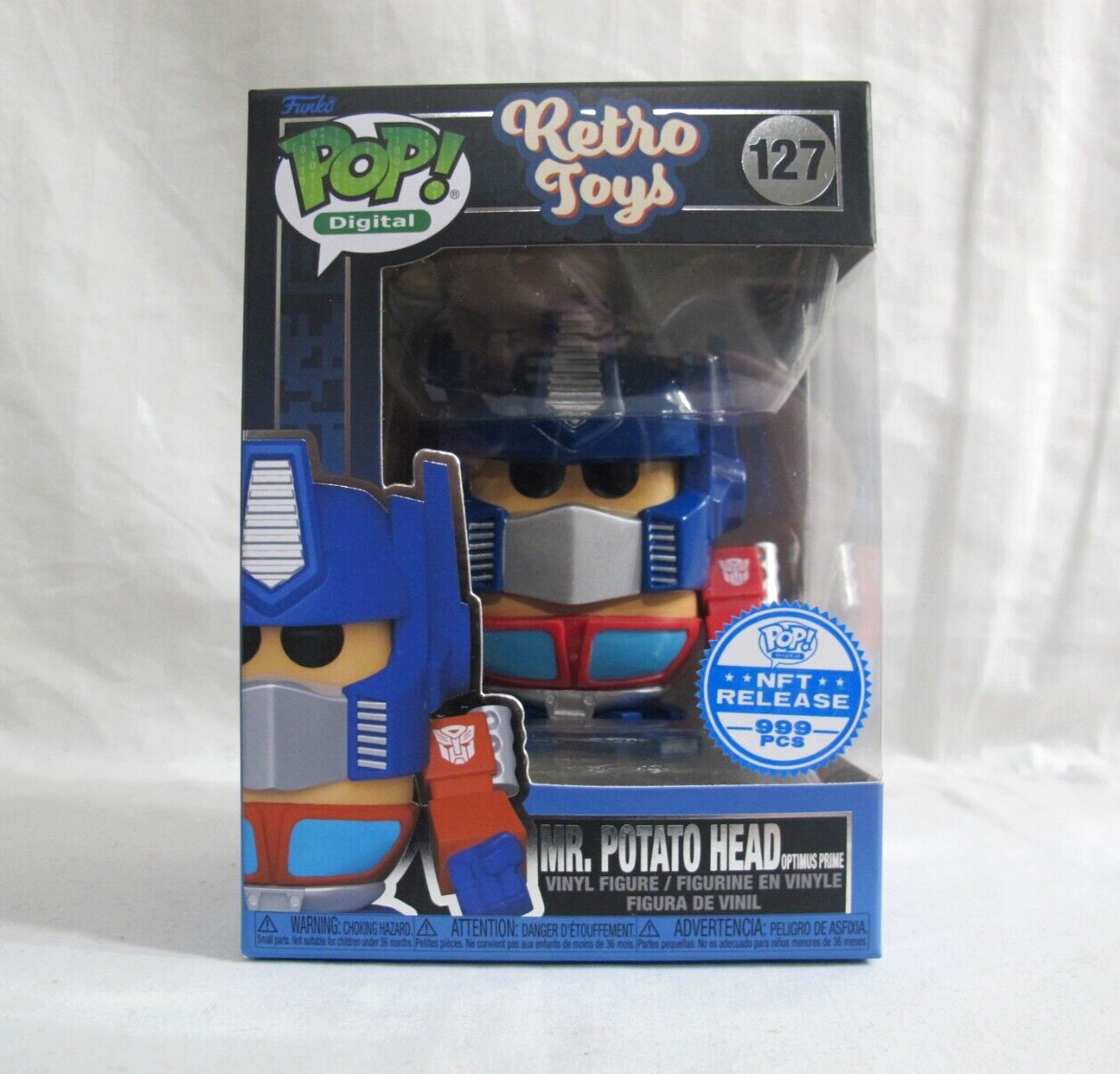 Funko Pop Digital Hasbro Retro Toys - Mr. Potato Head Optimus Prime #127 LE 999