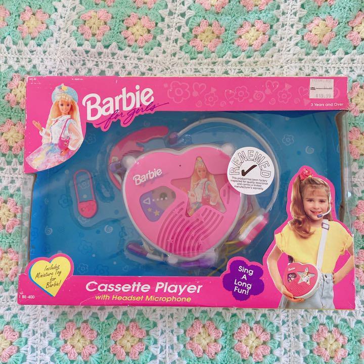 Super rare Barbie 1993 cassette player vintage Barbie kawaii rare