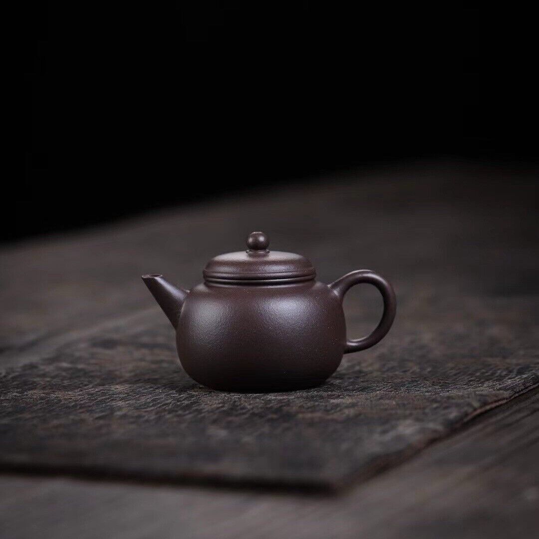 110cc Yixing Zisha Purple Clay Original TianqingNi Handmade Baozun Small Teapot