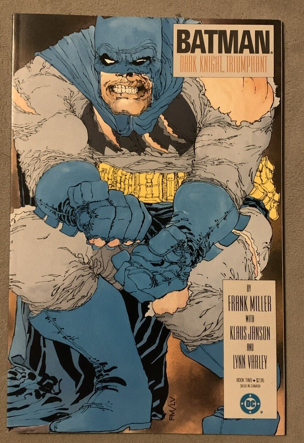 BATMAN THE DARK KNIGHT RETURNS #1-4 COMPLETE SET (1986)- FRANK MILLER- DC-VF